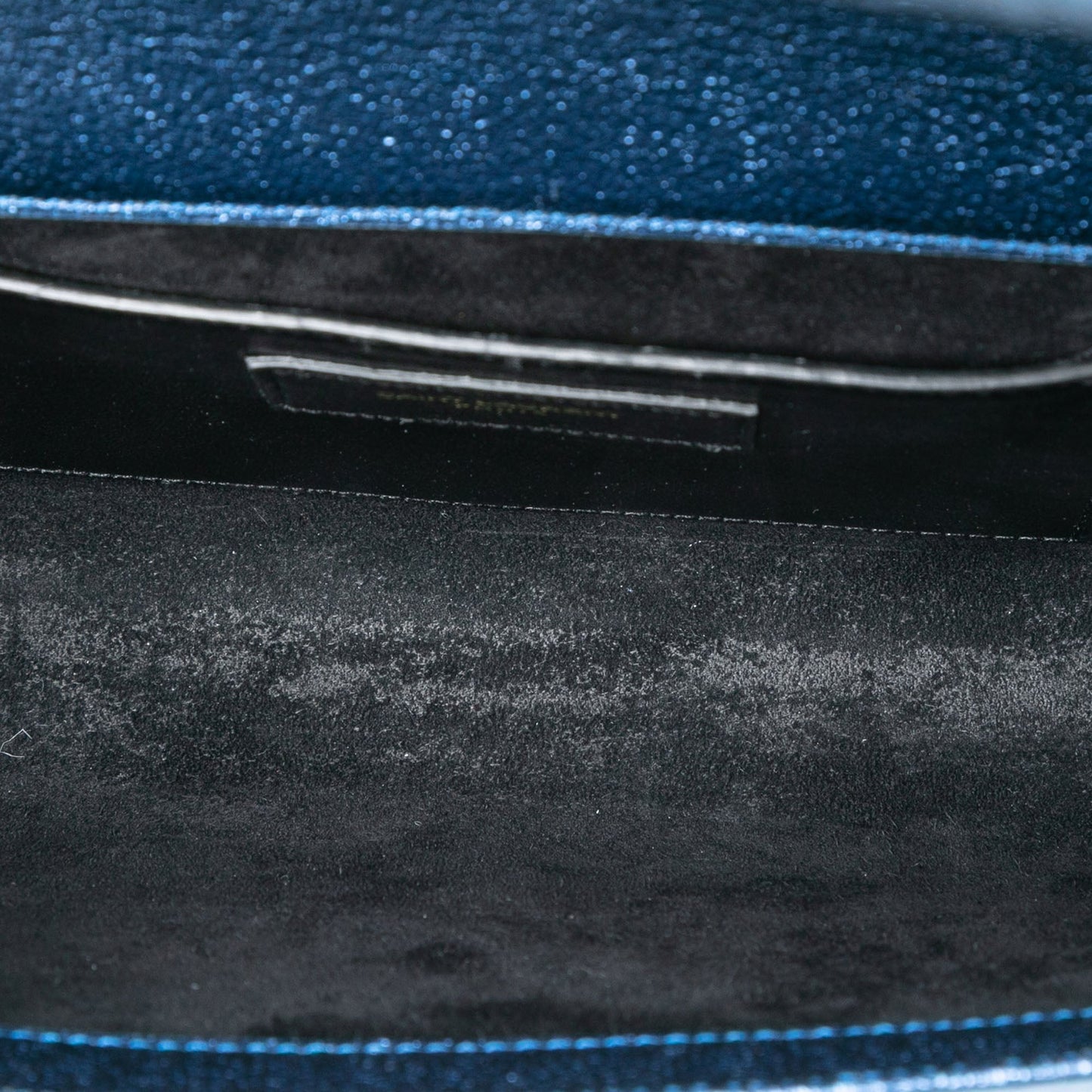 Saint Laurent Metallic Calfskin Cassandre Clutch