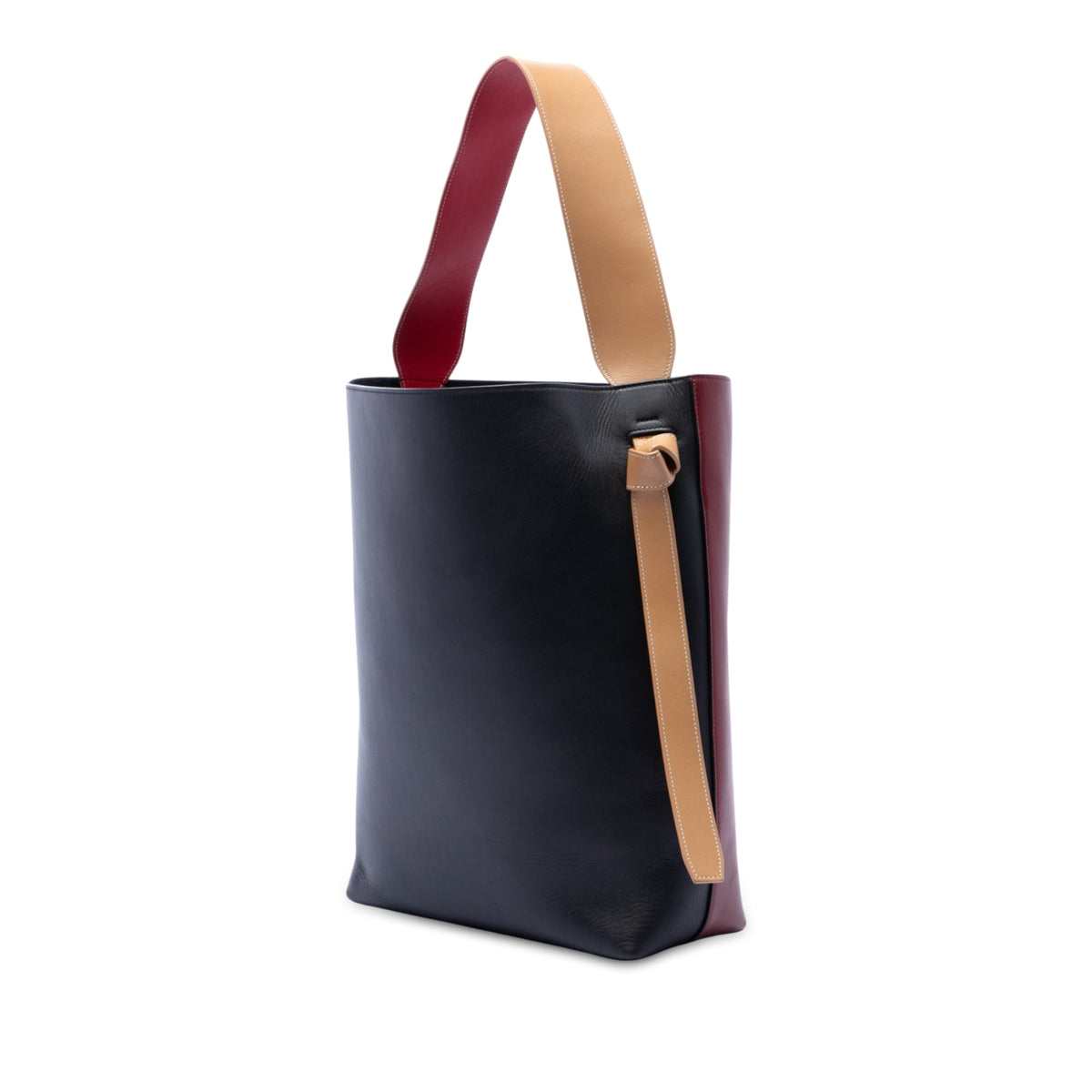 Celine Small Smooth Bicolor Calfskin Twisted Cabas Tote