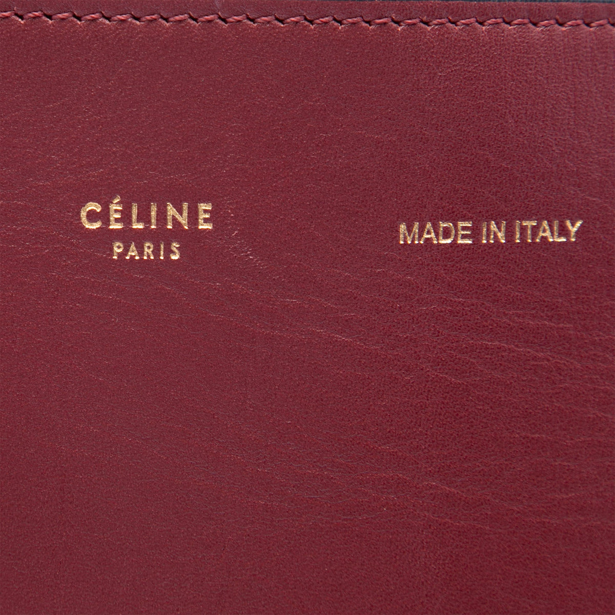 Celine Small Smooth Bicolor Calfskin Twisted Cabas Tote
