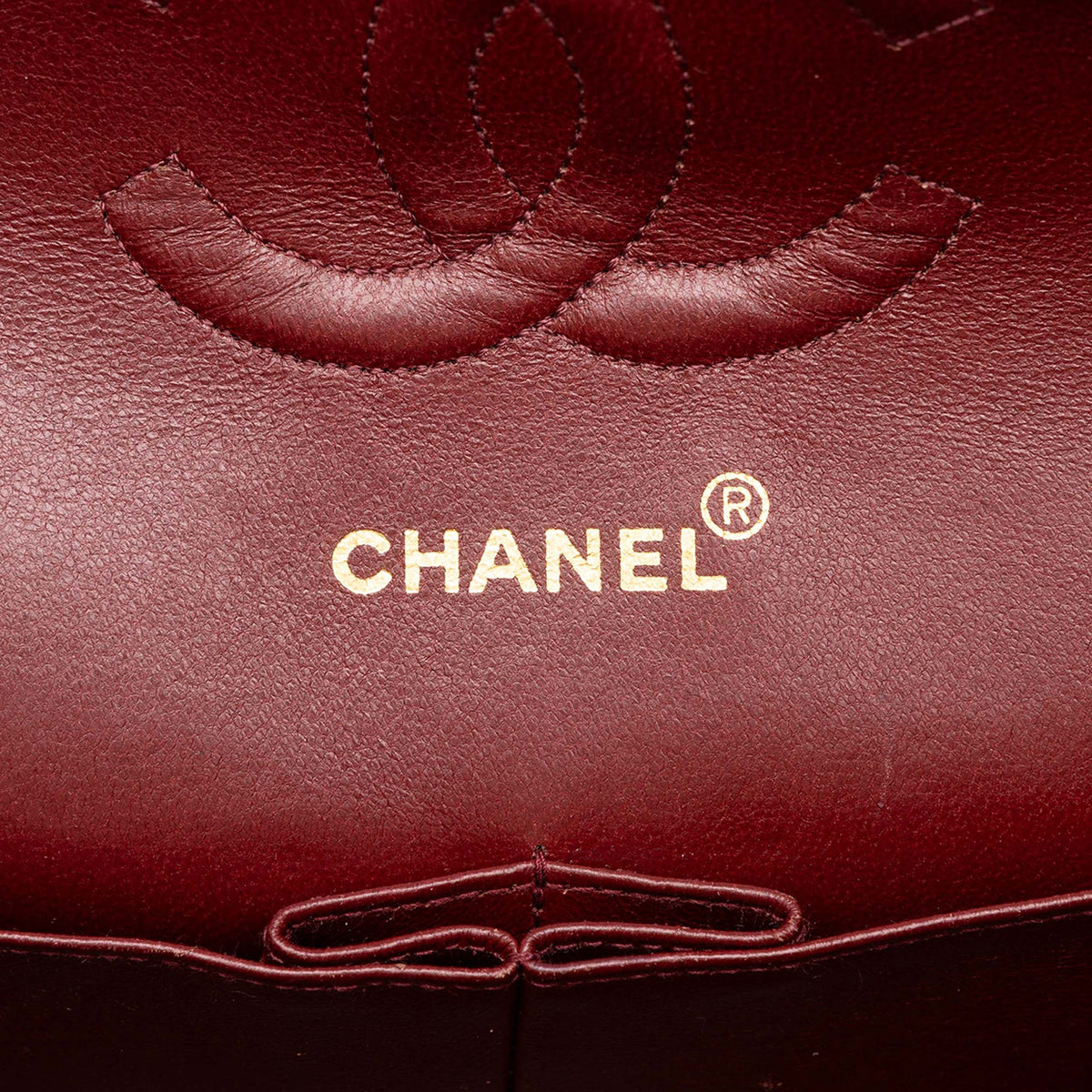 Chanel Medium Classic Lambskin Double Flap — Black