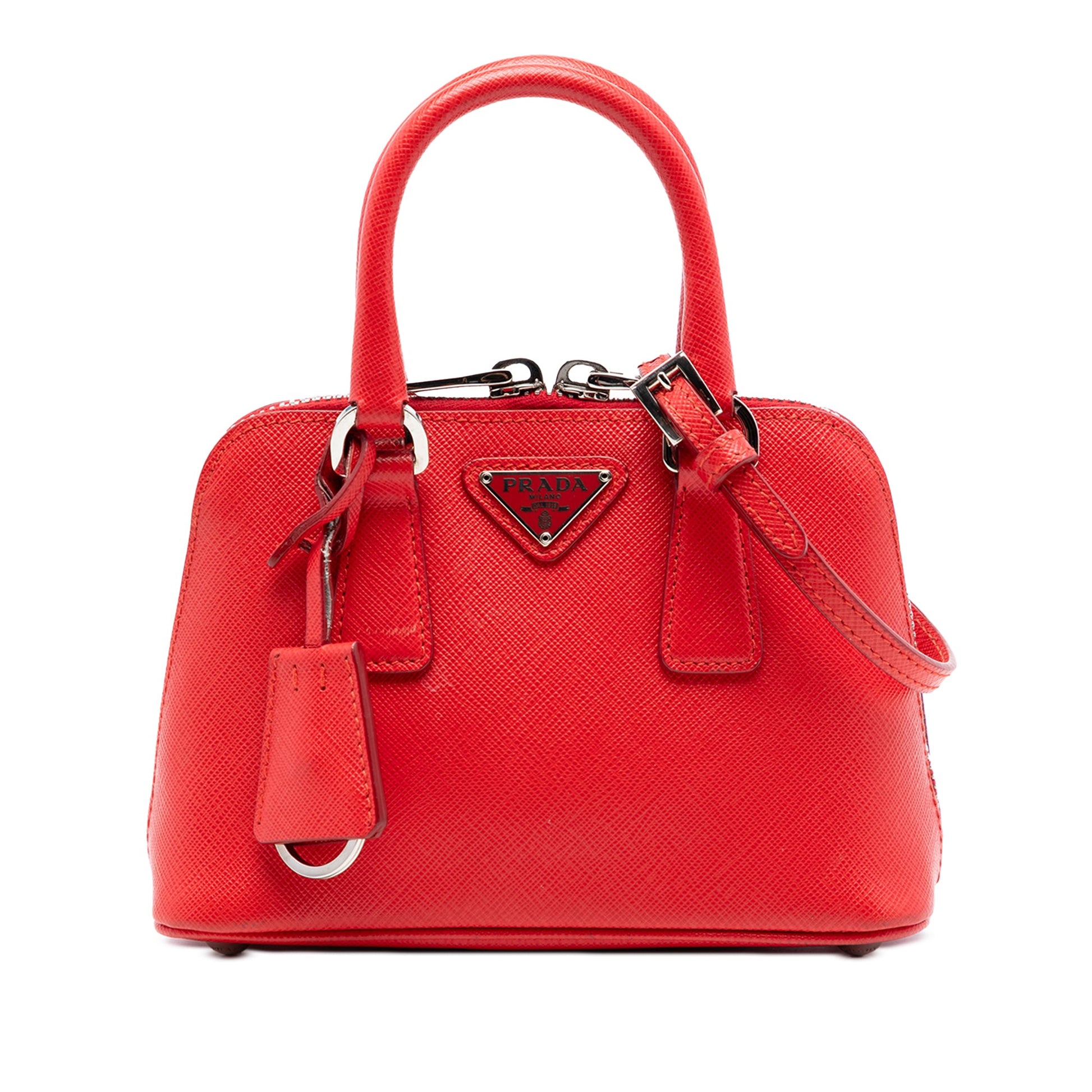 Prada Mini Saffiano Lux Promenade Satchel
