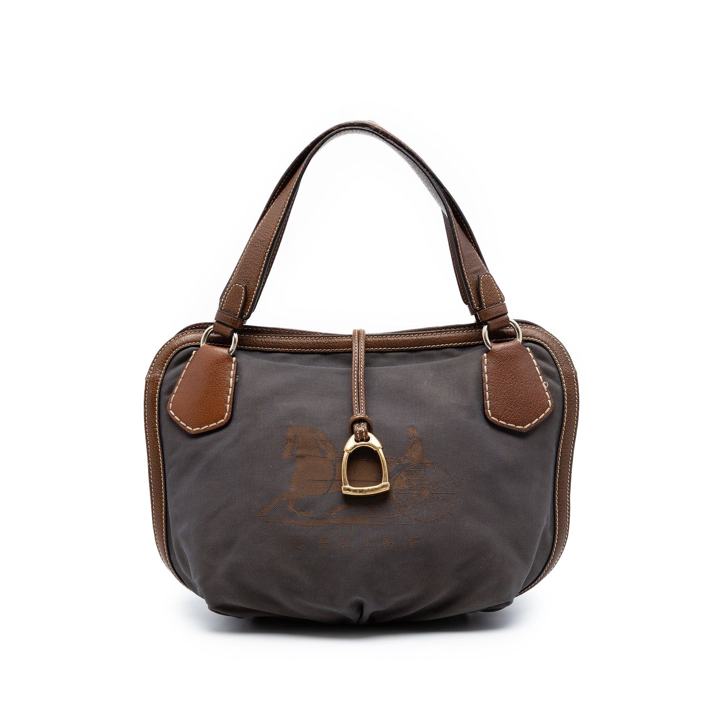 Celine Canvas Carriage Tote