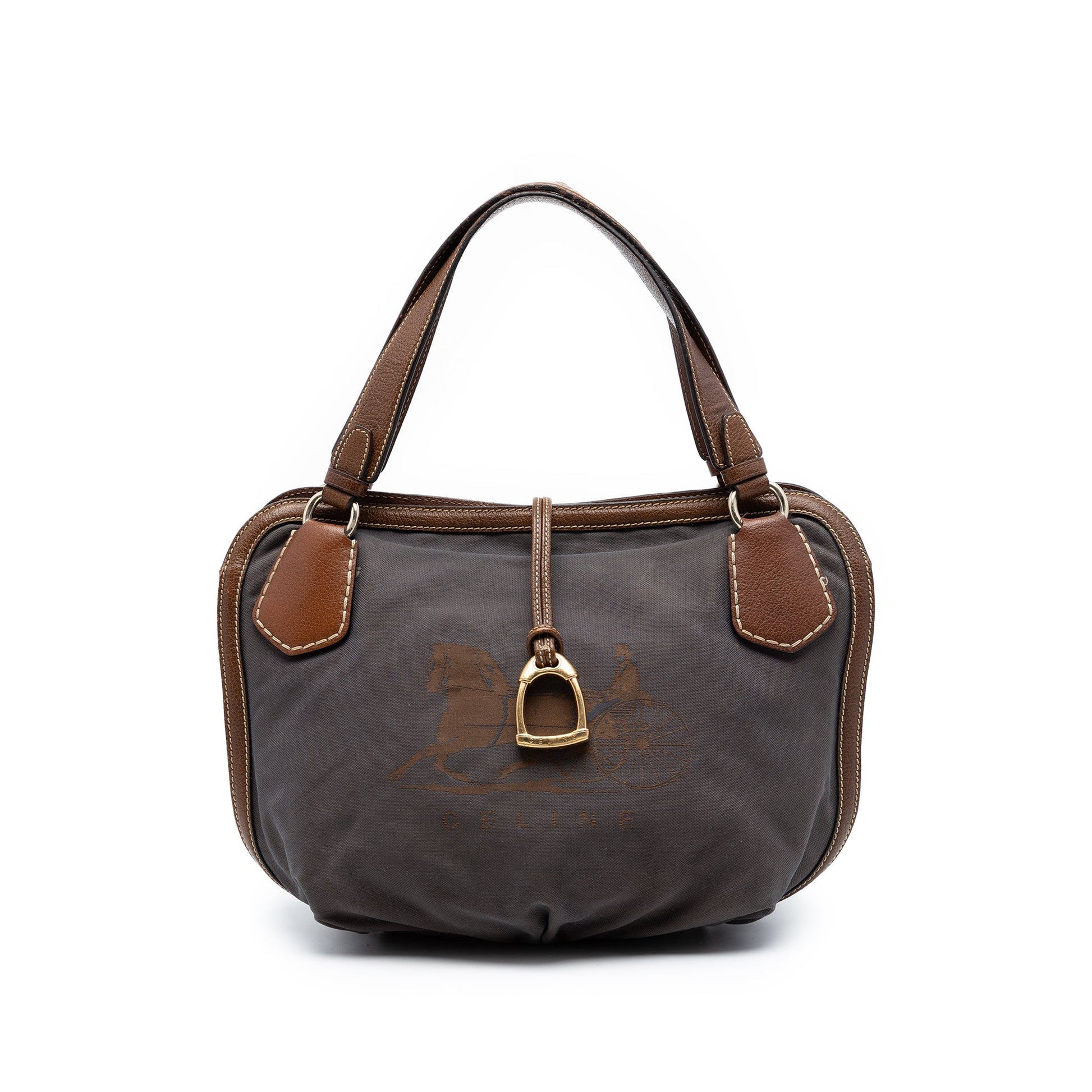 Celine Canvas Carriage Tote