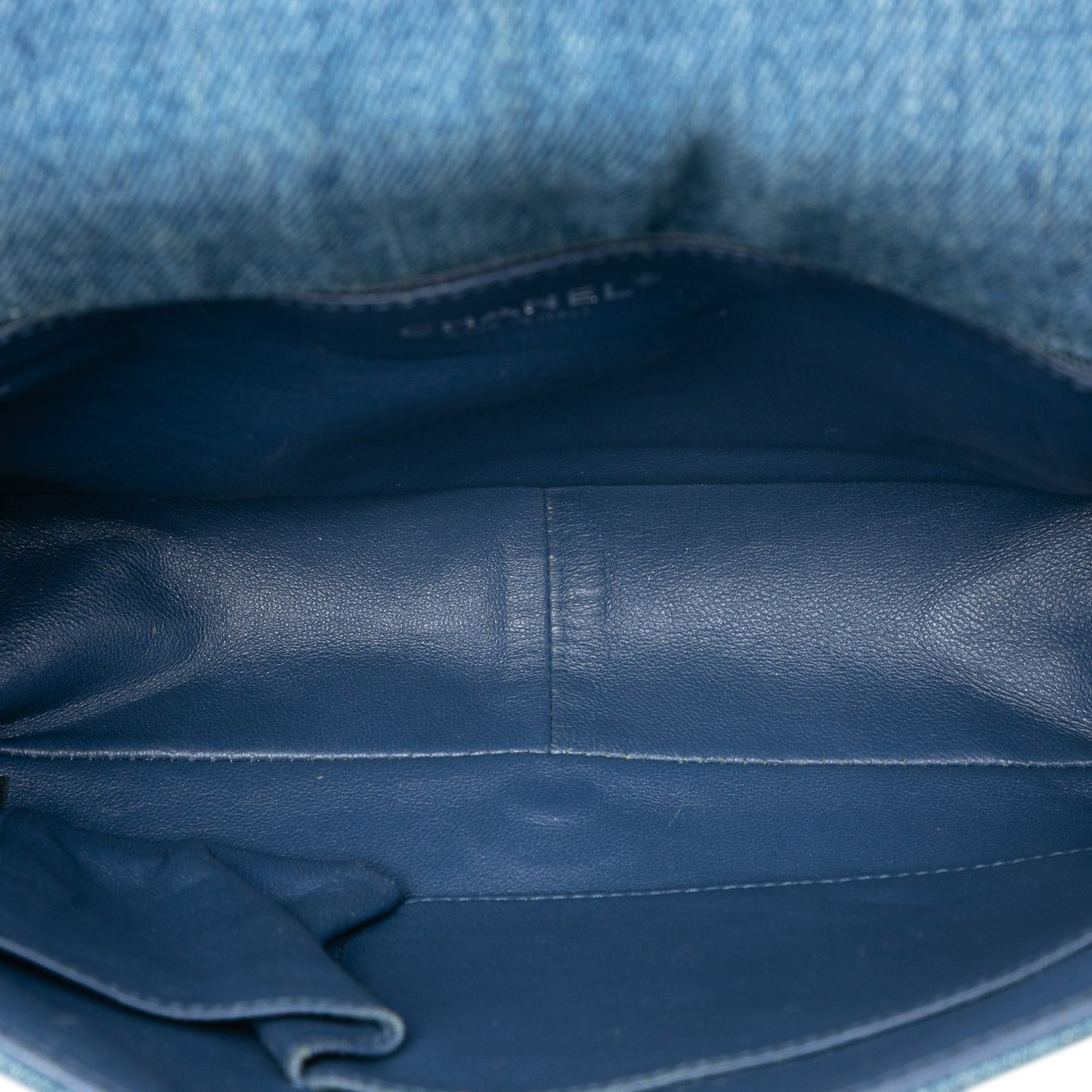 Large Quilted Denim Boy Flap