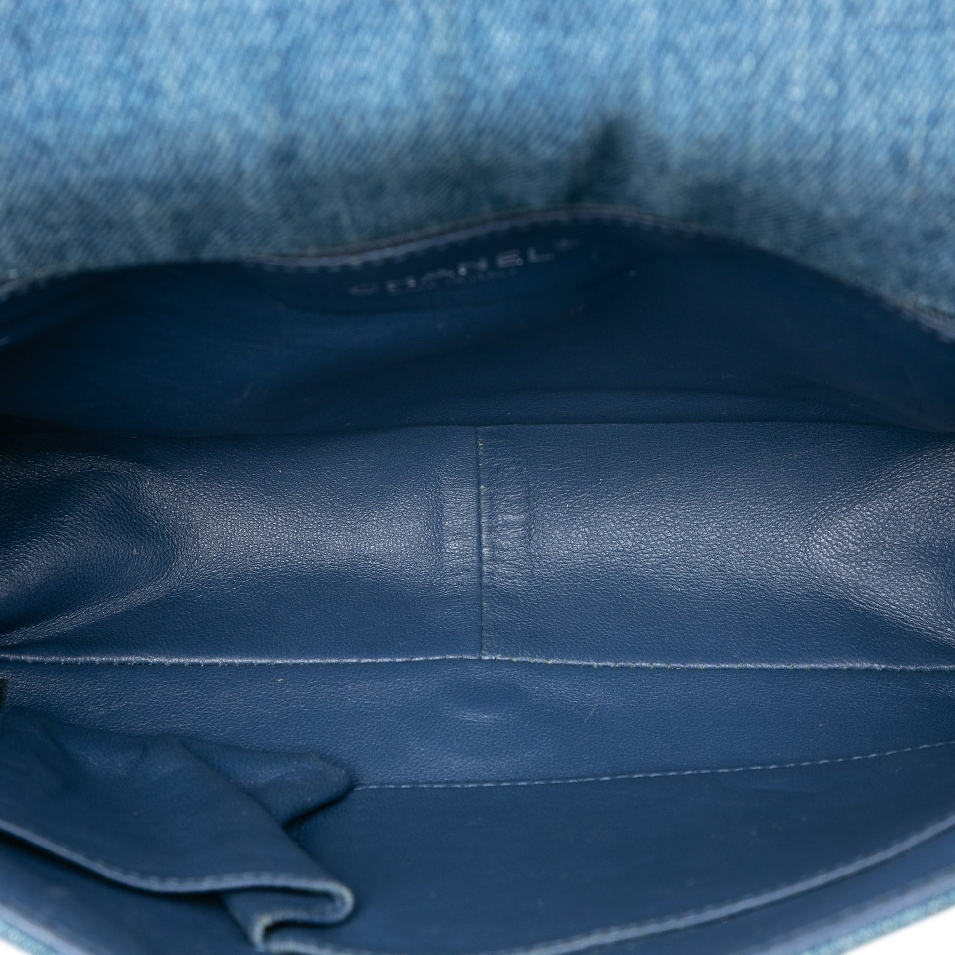 Large Quilted Denim Boy Flap