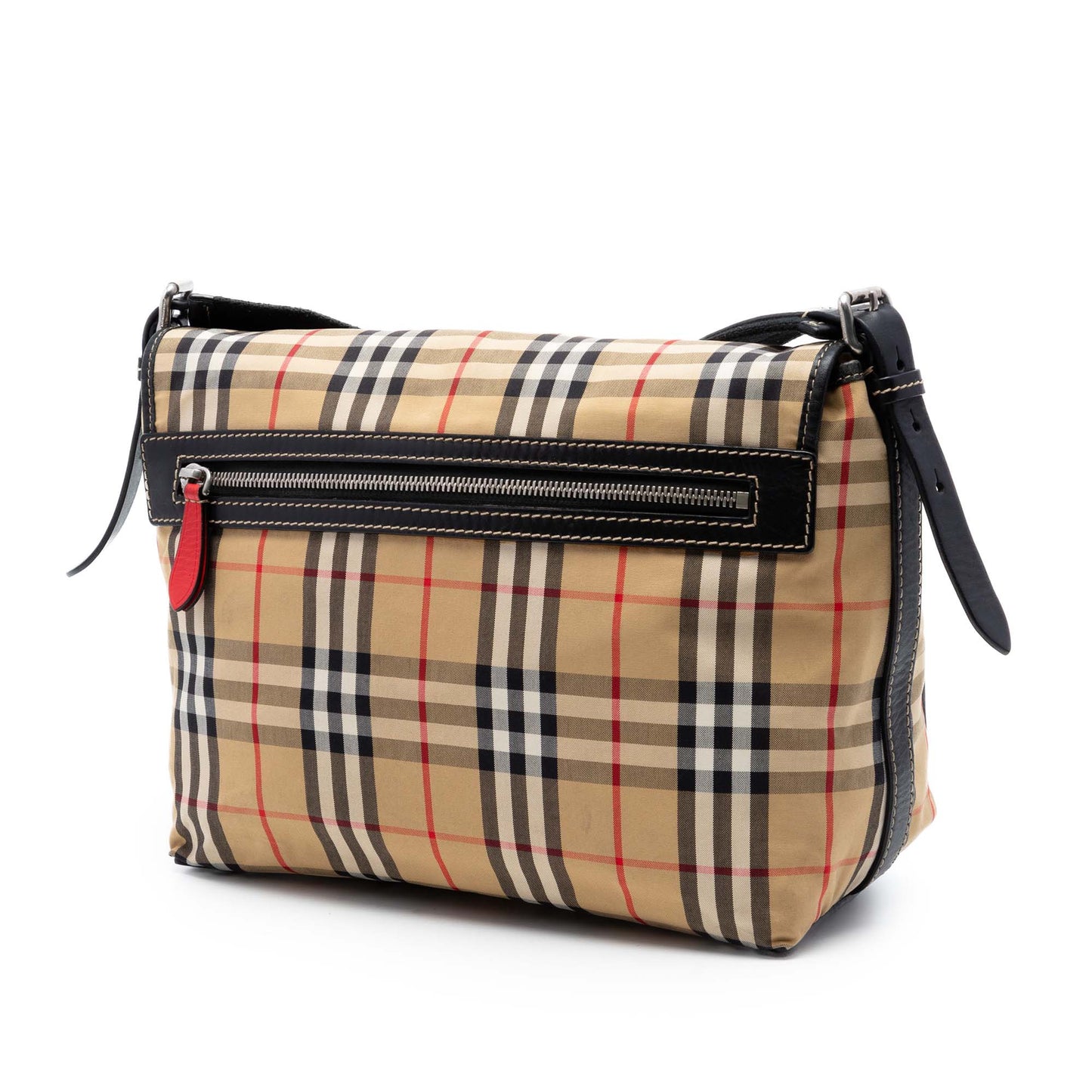 Burberry House Check Canvas Messenger Bag