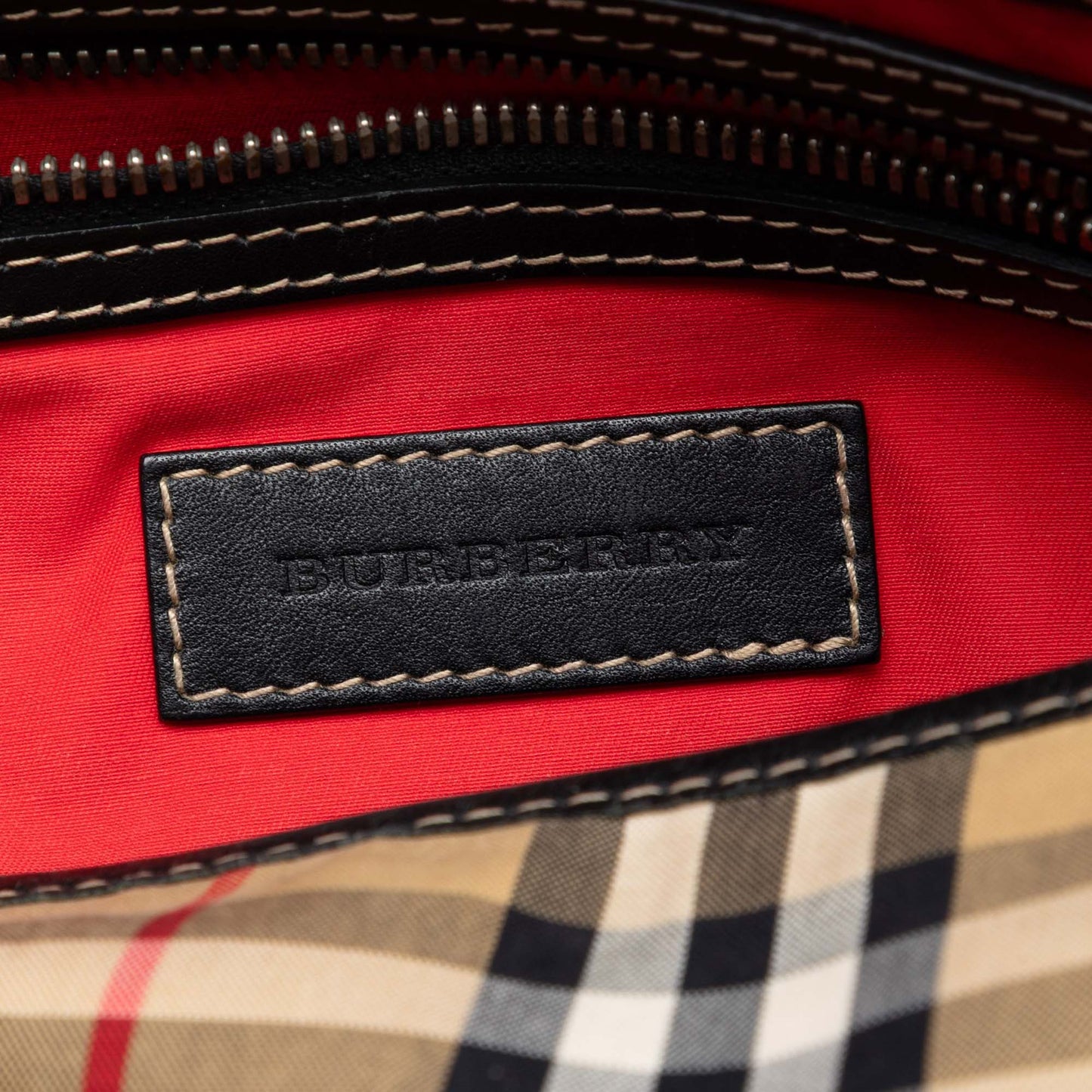 Burberry House Check Canvas Messenger Bag