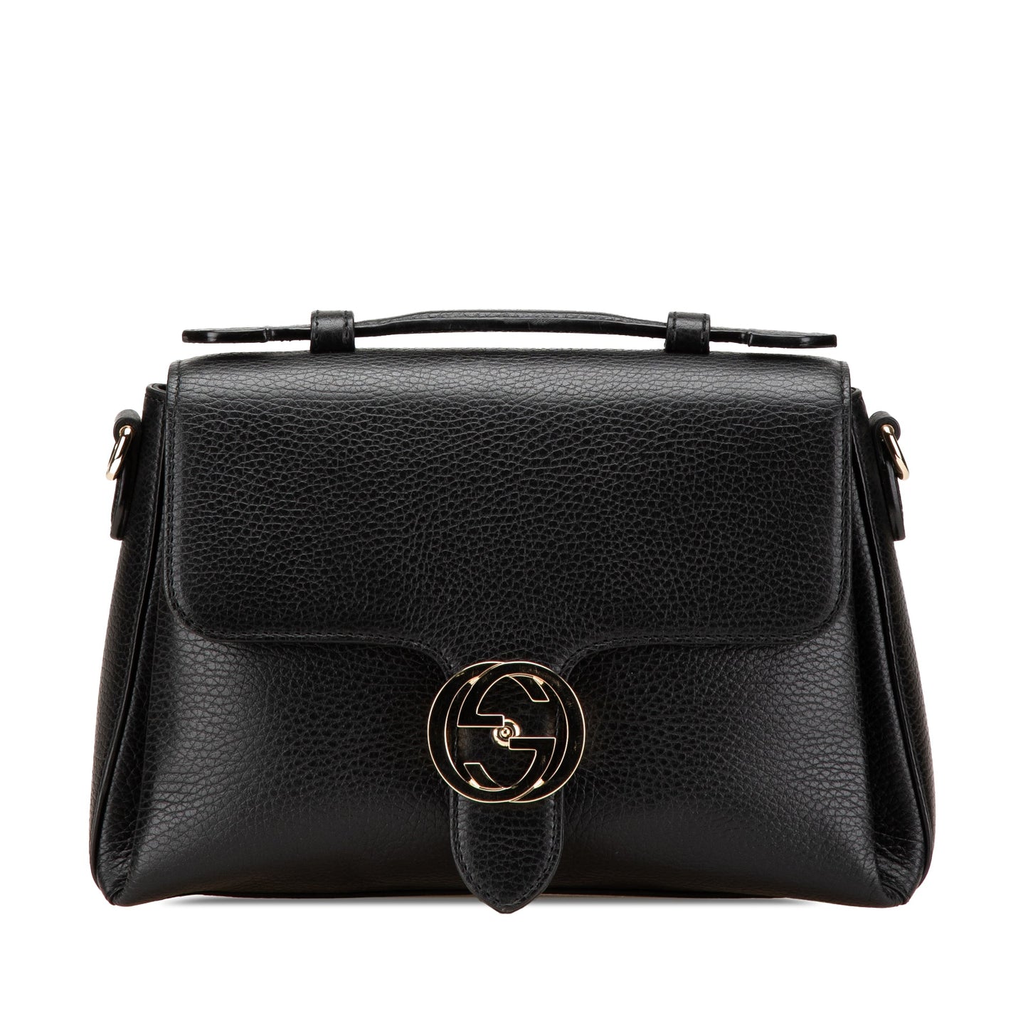 Gucci Small Dollar Calf Interlocking G Satchel