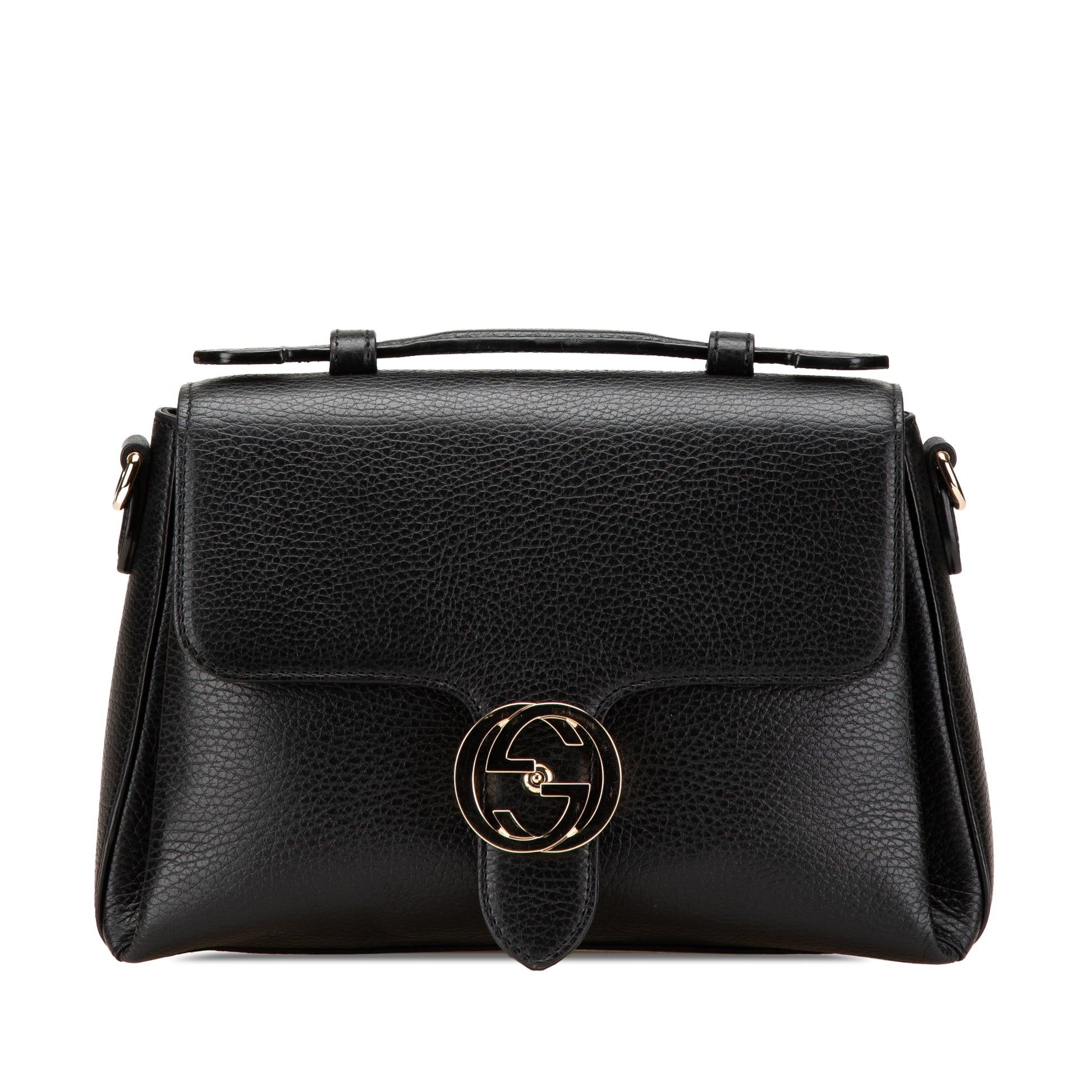 Gucci Small Dollar Calf Interlocking G Satchel