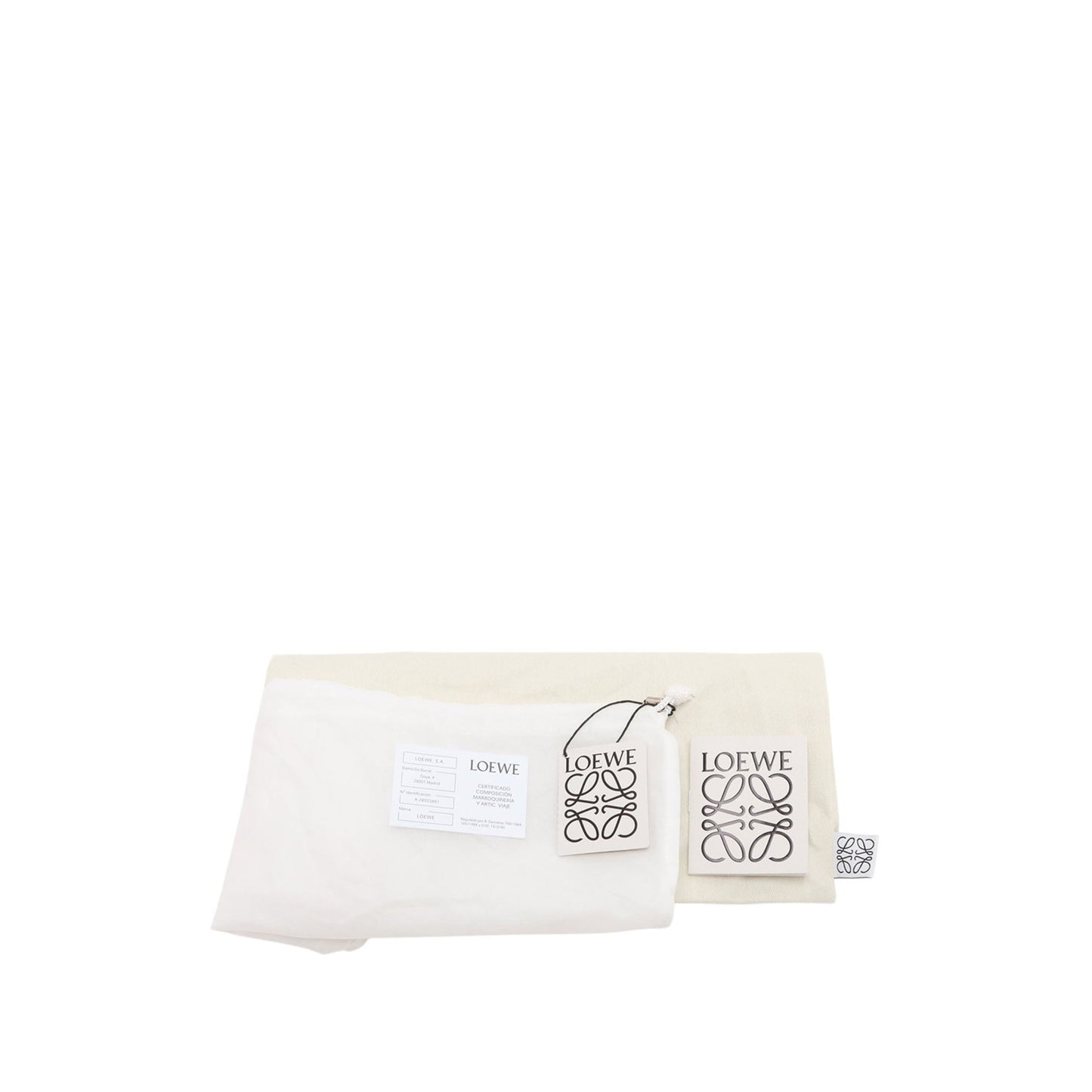 LOEWE Mini Leather Flamenco Knot Crossbody