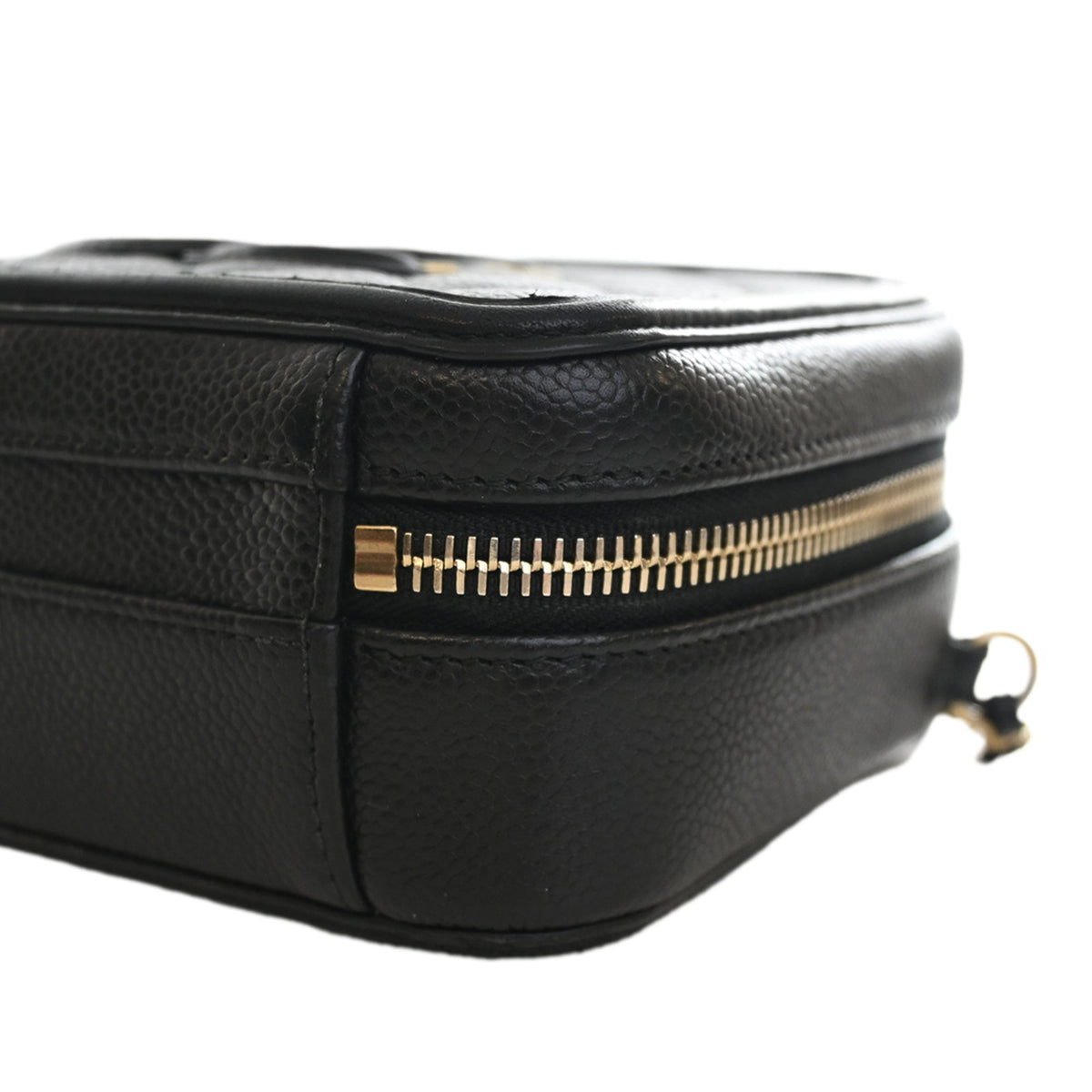 Chanel Small Caviar CC Filigree Vanity Case