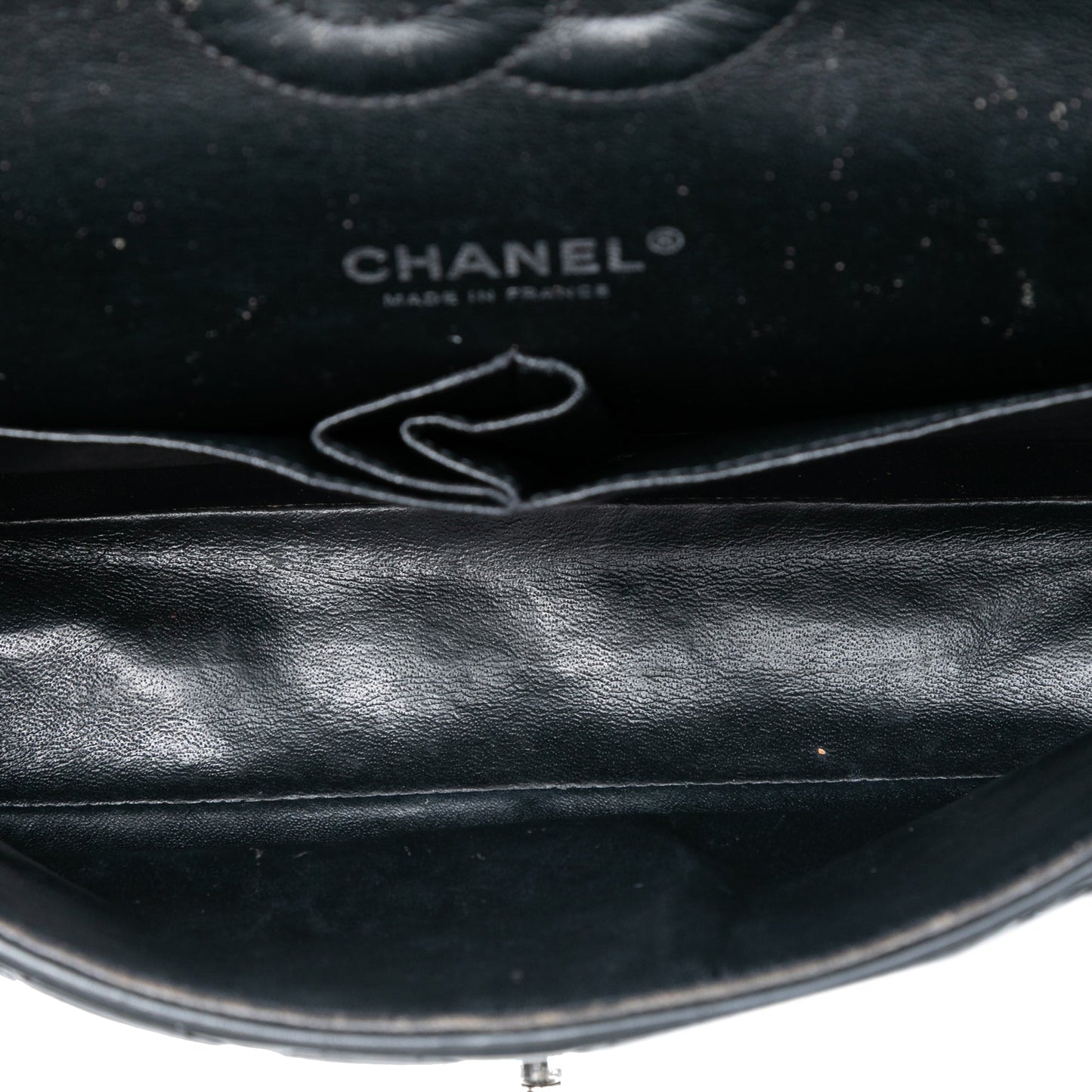 Medium Classic Patent Double Flap