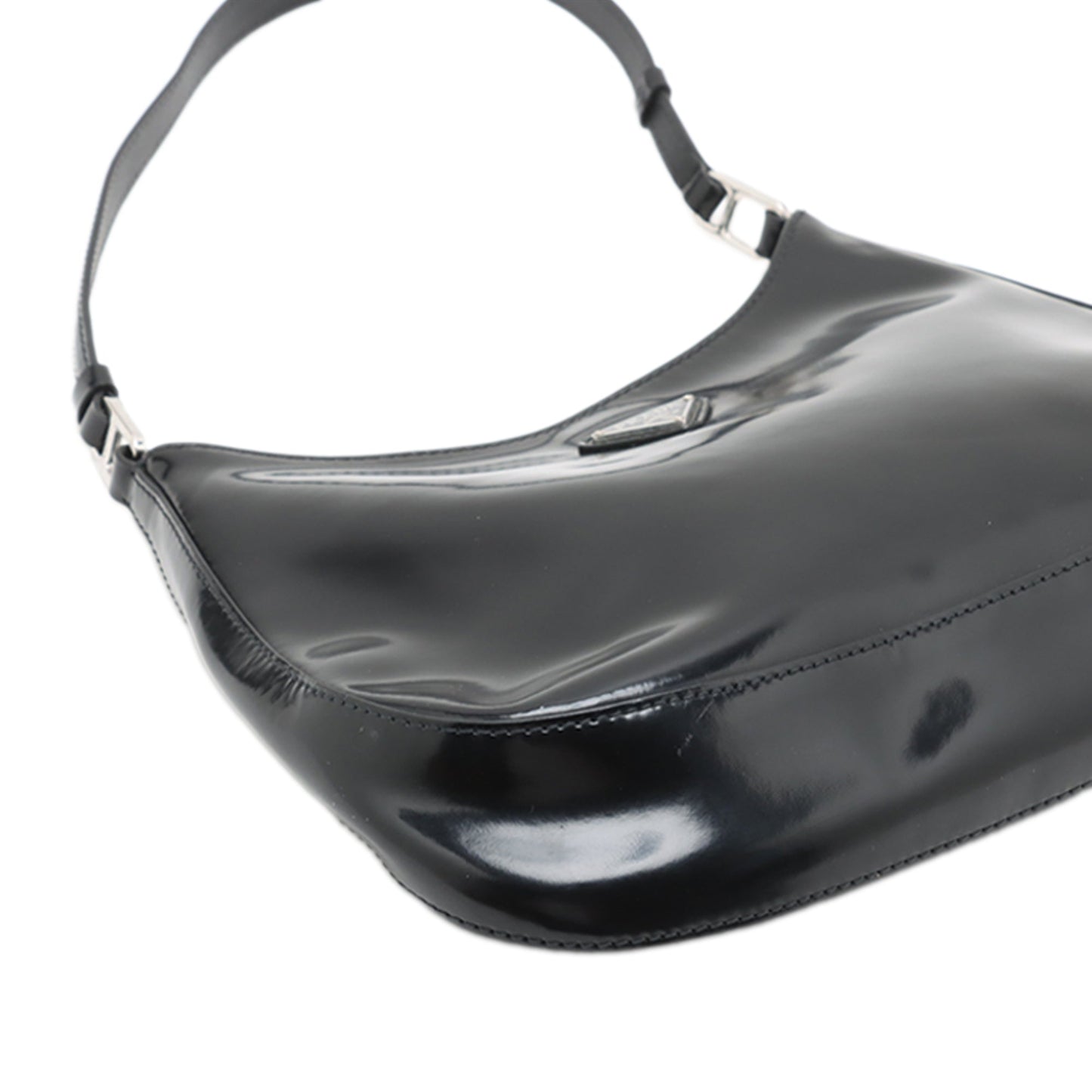 Prada Patent Cleo  Shoulder Bag