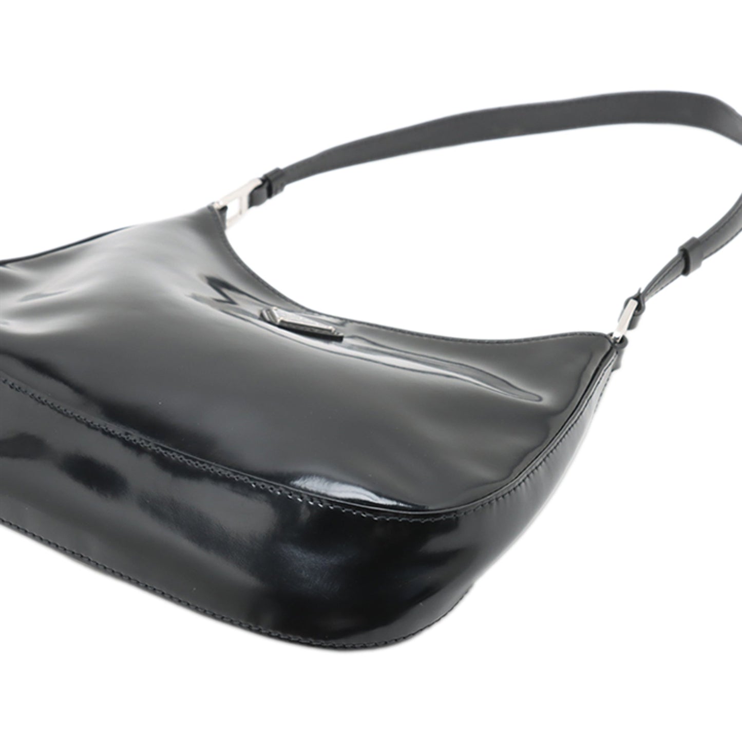 Prada Patent Cleo  Shoulder Bag