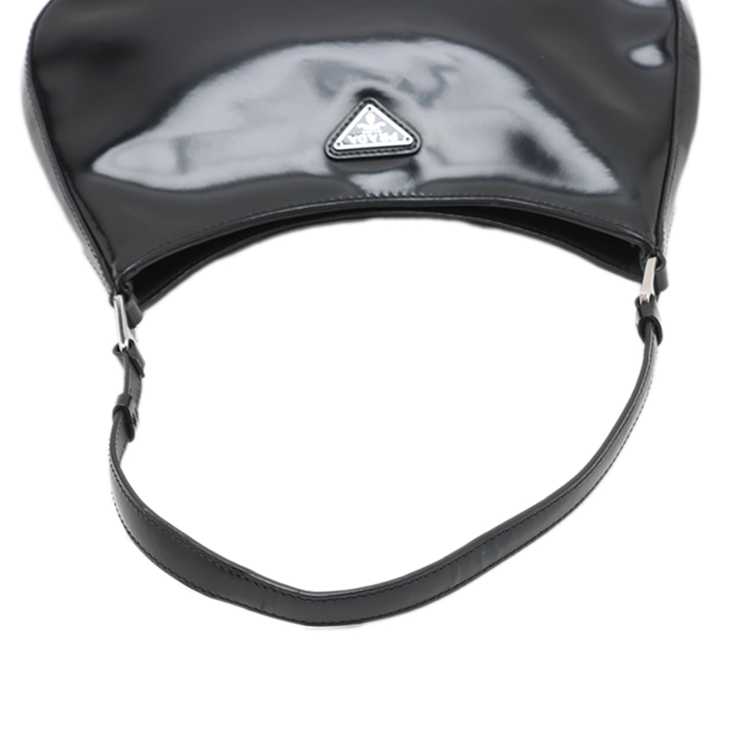 Prada Patent Cleo  Shoulder Bag