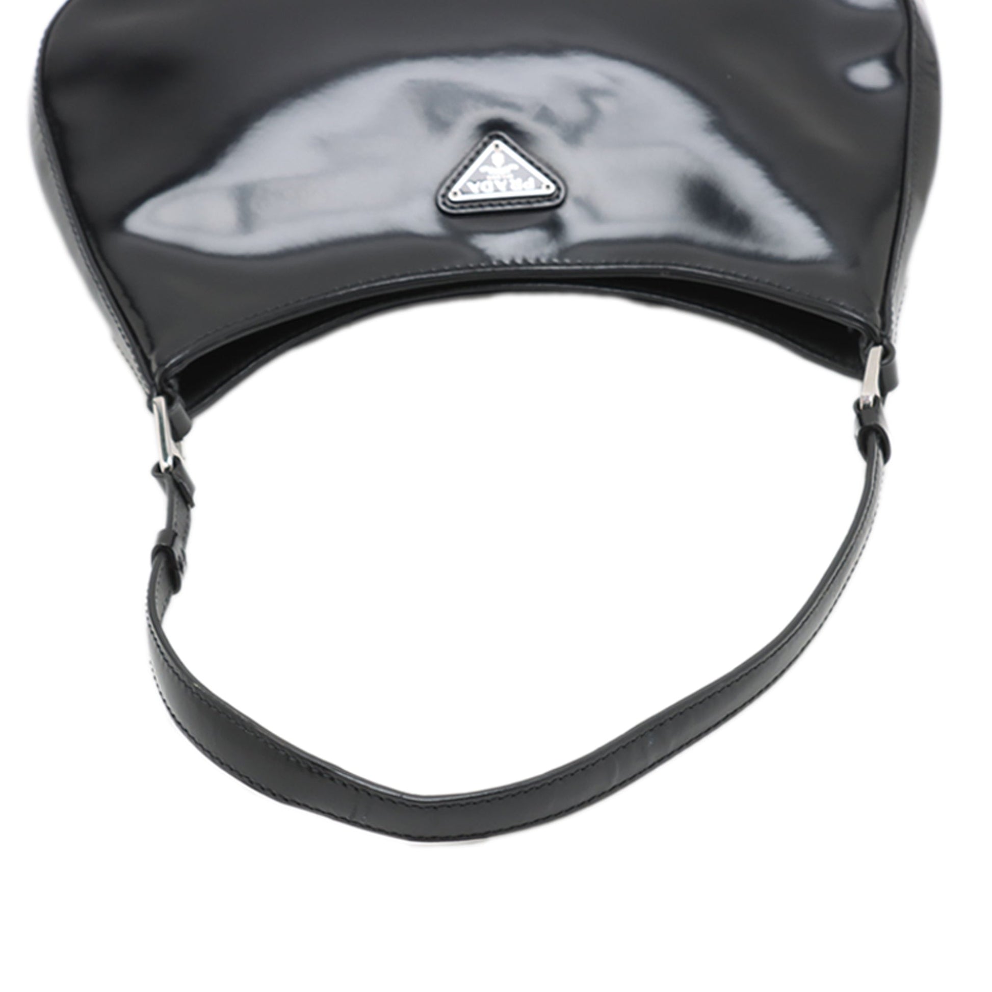 Prada Patent Cleo  Shoulder Bag