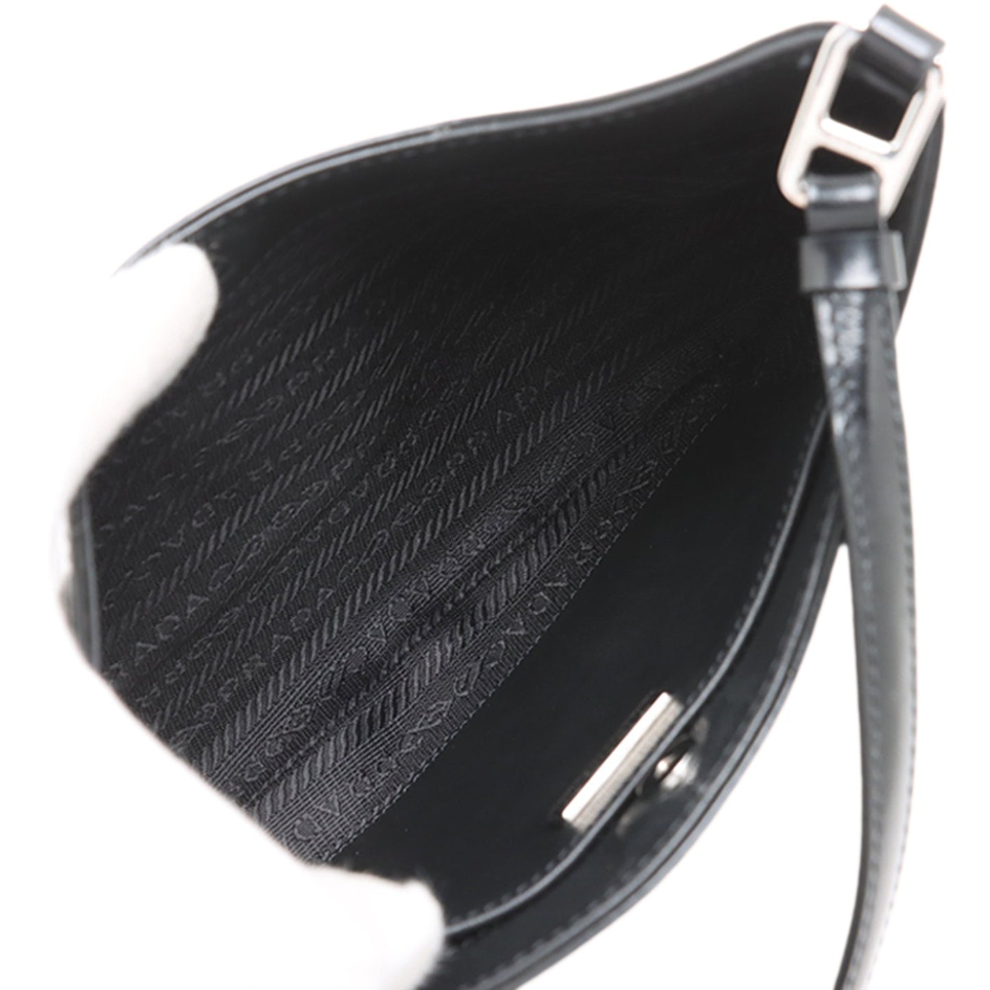 Prada Patent Cleo  Shoulder Bag