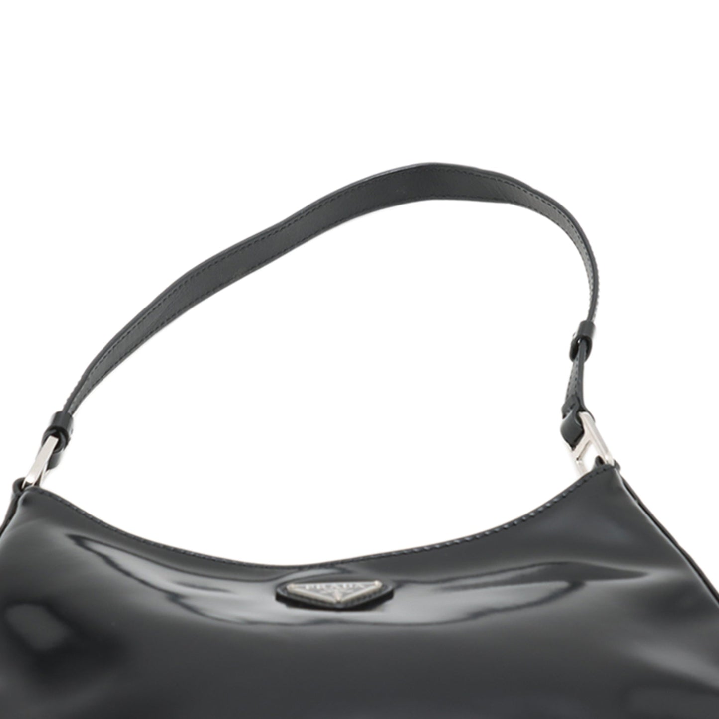 Prada Patent Cleo  Shoulder Bag