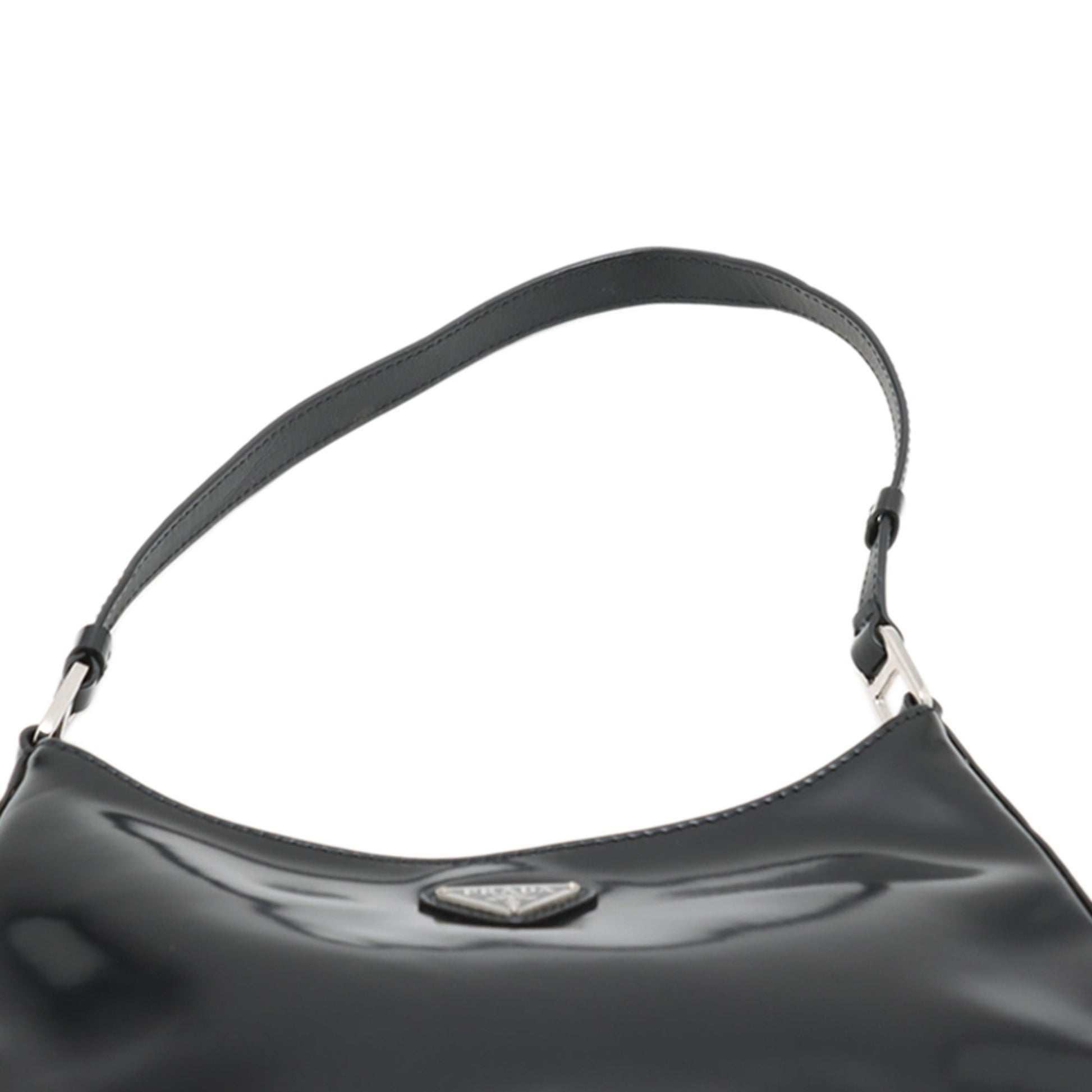 Prada Patent Cleo  Shoulder Bag