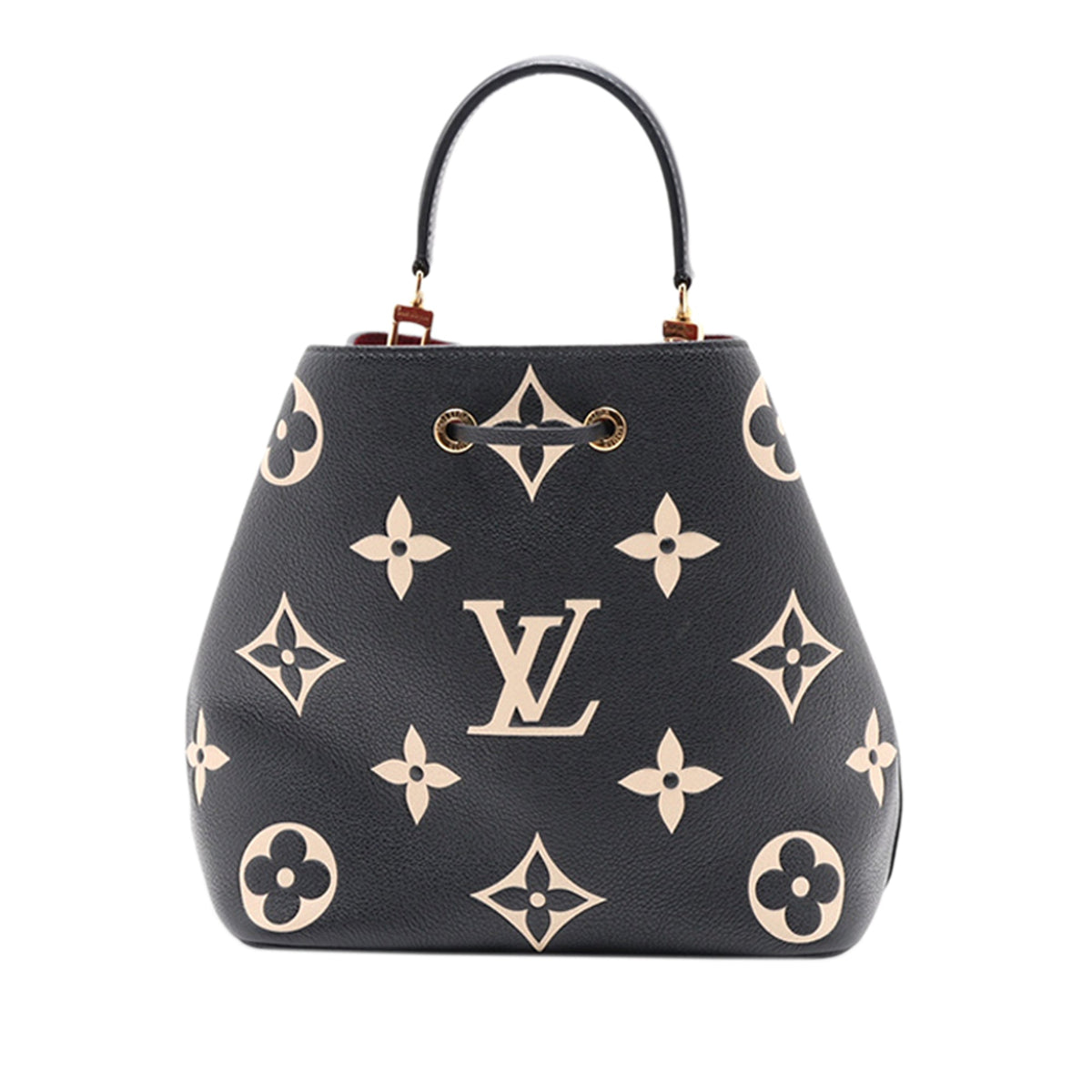 Louis Vuitton Monogram Giant Bicolor Empreinte Neonoe MM — Black