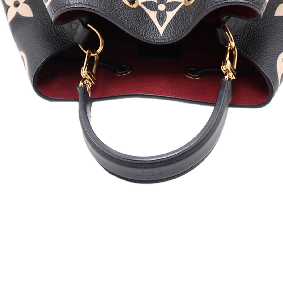 Louis Vuitton Monogram Giant Bicolor Empreinte Neonoe MM — Black
