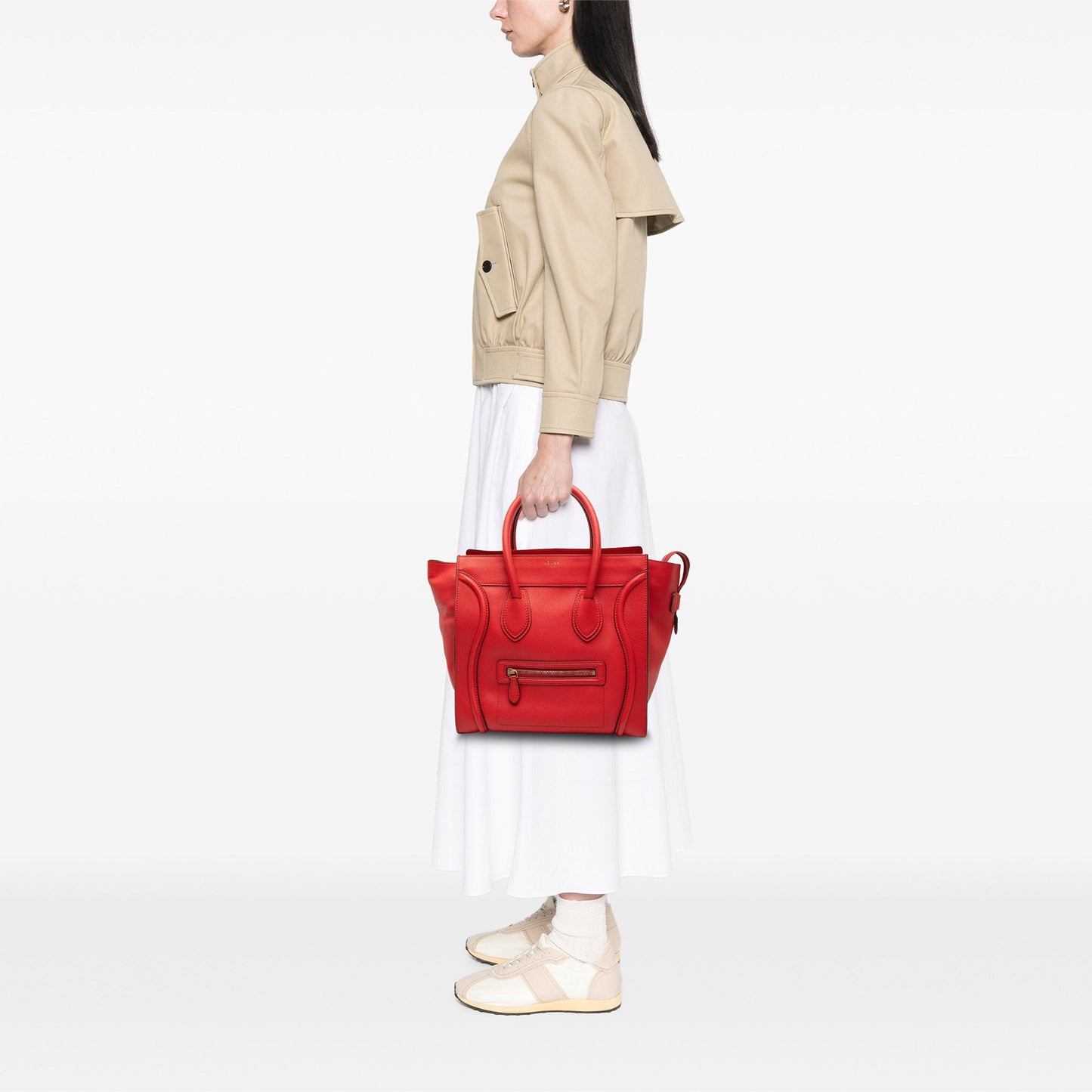 Celine Mini Calfskin Luggage Tote