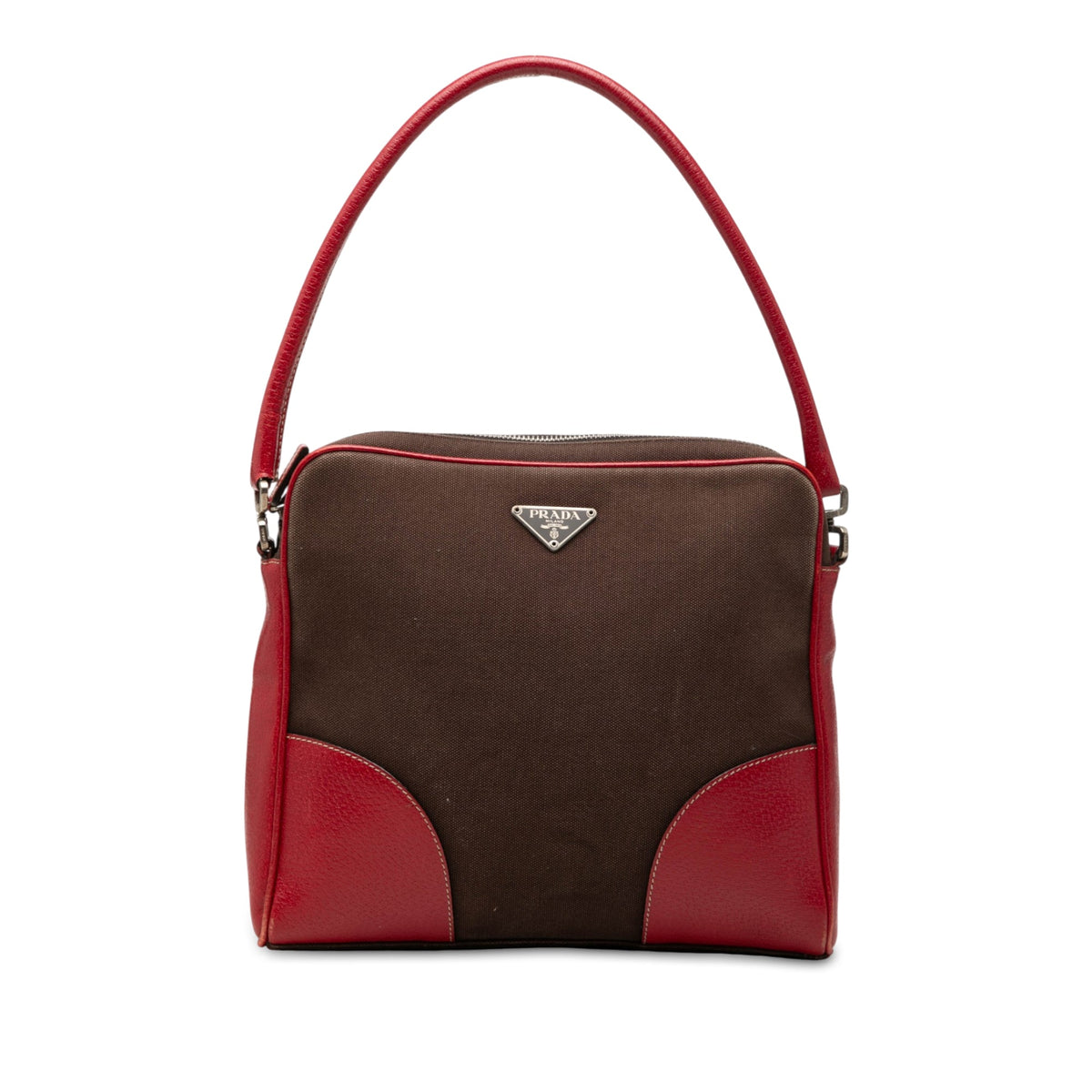 Prada Canvas Canapa Handbag