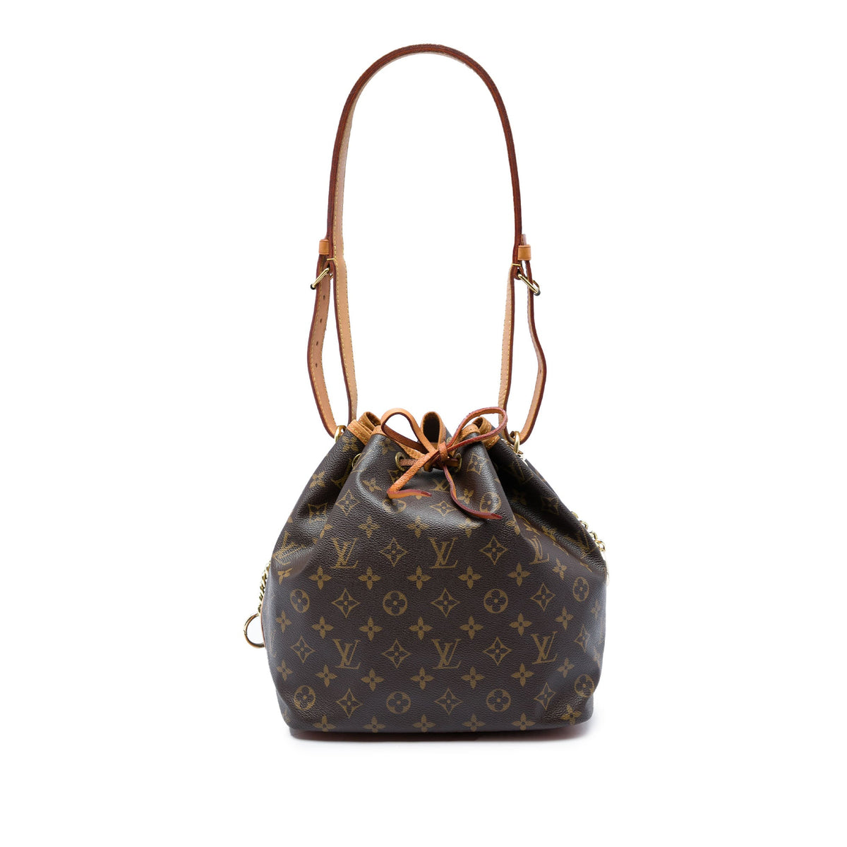 Louis Vuitton Monogram Petit Noe — Brown