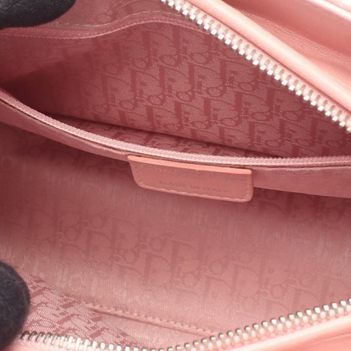 Dior Medium Lambskin Cannage Lady Dior — Pink