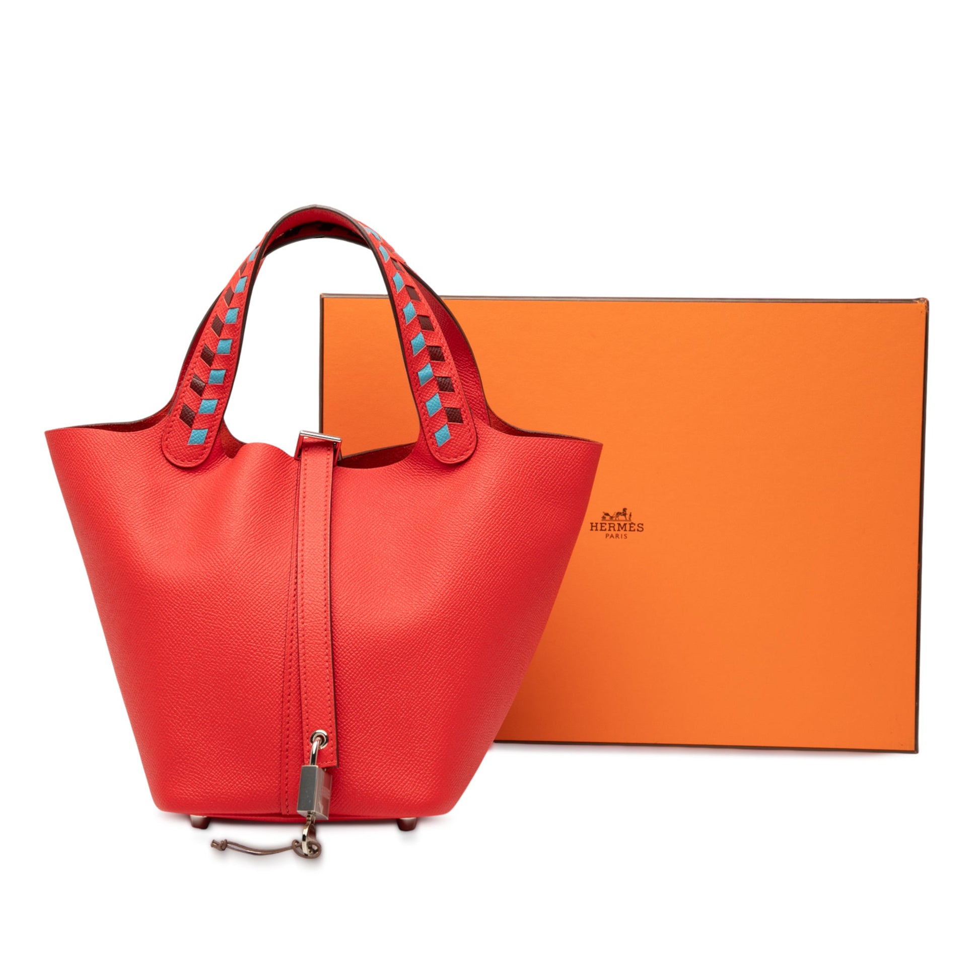 Hermès Epsom Tressage Picotin Lock 18