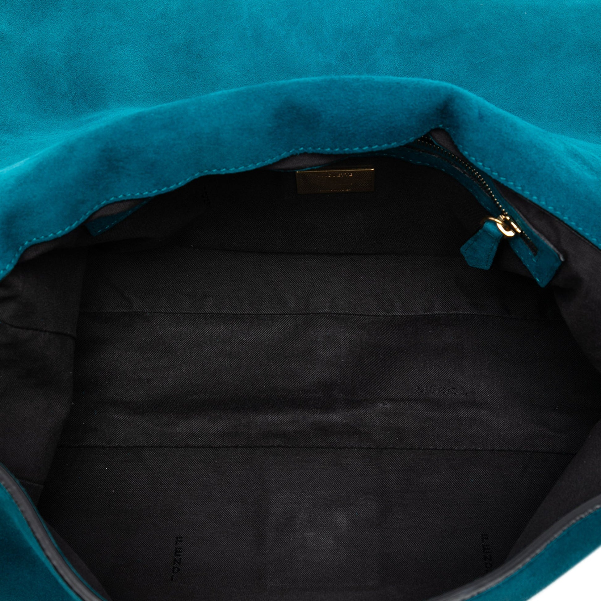 Fendi Large Suede Chamois Baguette Satchel