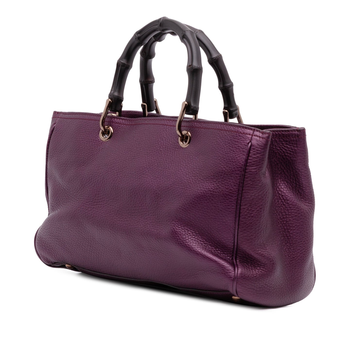Gucci Medium Calfskin Bamboo Shopper Satchel