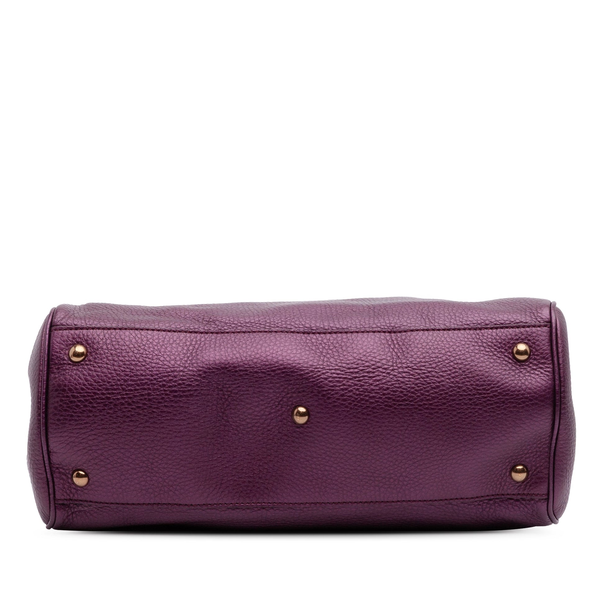 Gucci Medium Calfskin Bamboo Shopper Satchel
