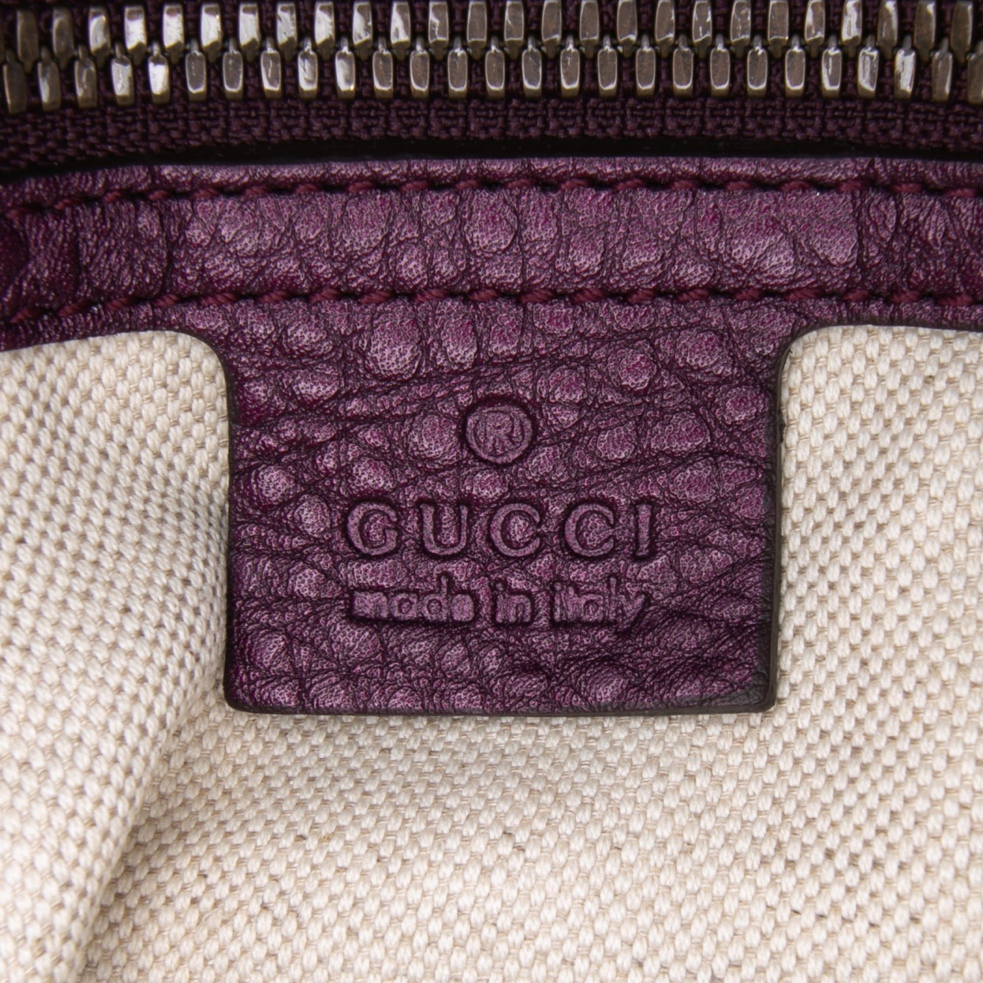 Gucci Medium Calfskin Bamboo Shopper Satchel