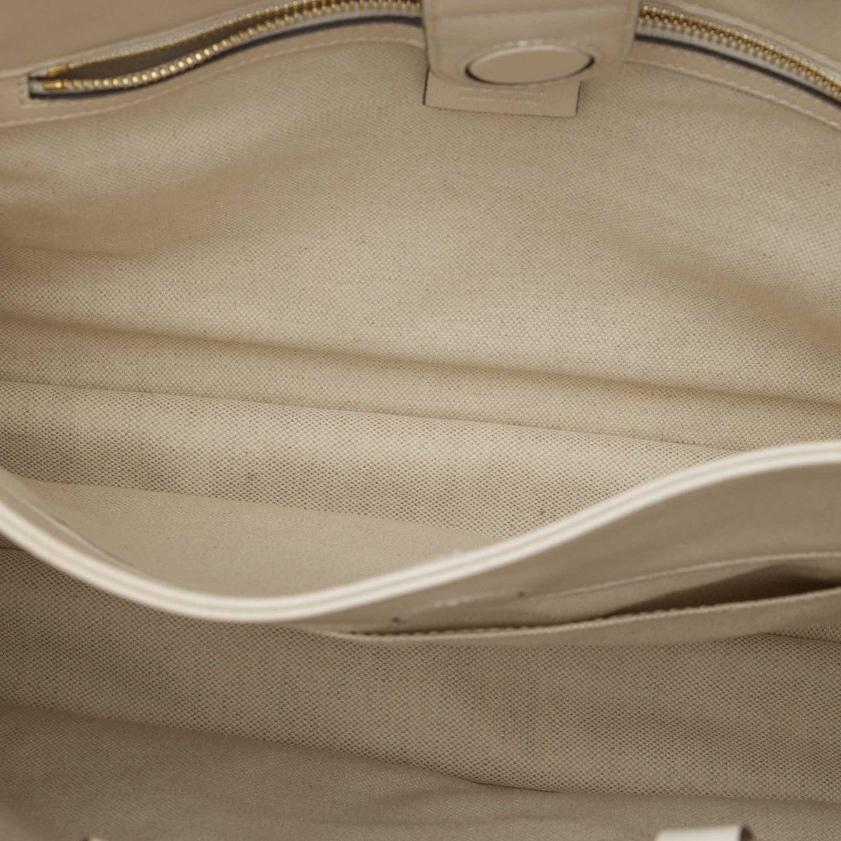 Gucci Medium GG Canvas Horsebit 1955 Chain Tote — Beige