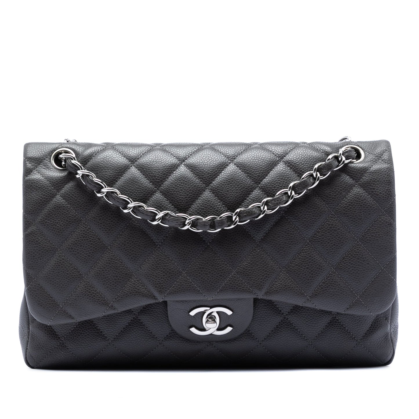 Chanel Jumbo Classic Caviar Double Flap