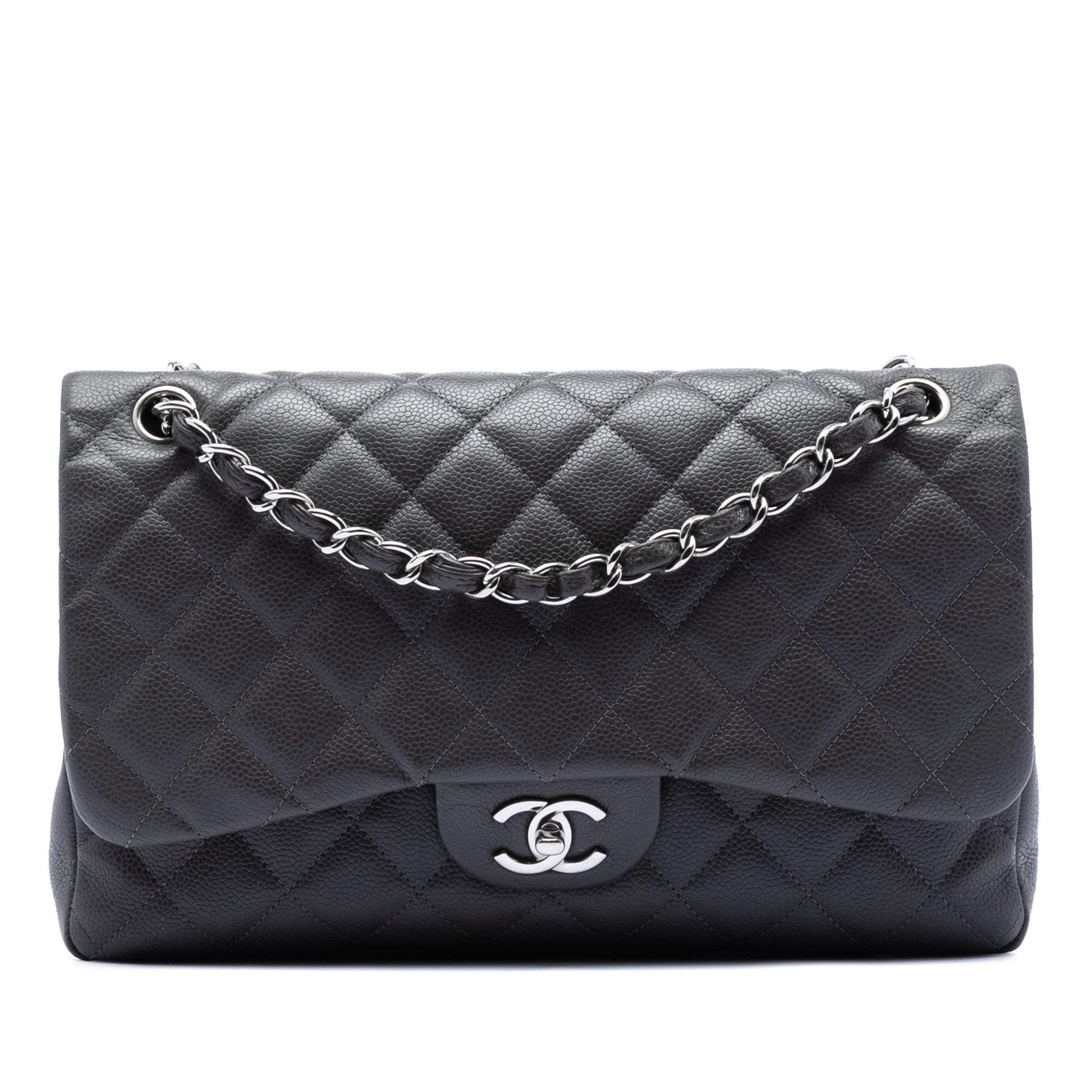 Chanel Jumbo Classic Caviar Double Flap