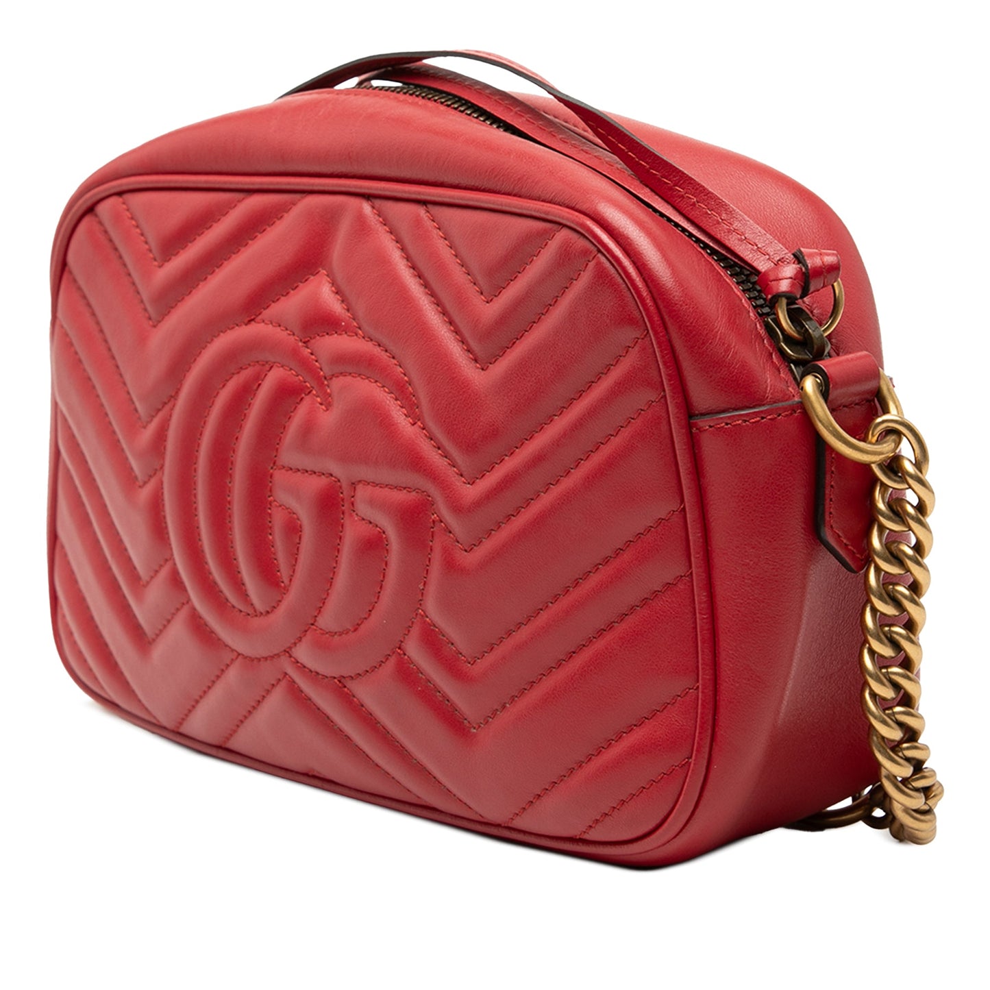 Gucci Small GG Marmont Matelasse Leather Crossbody