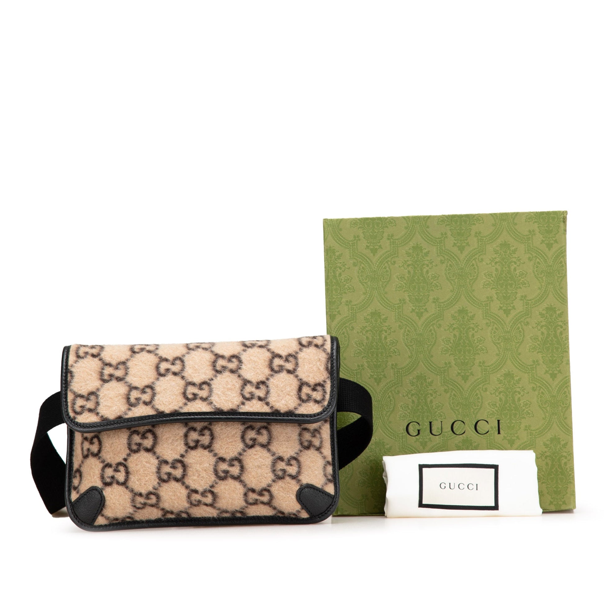 Gucci GG Wool Slim Belt Bag