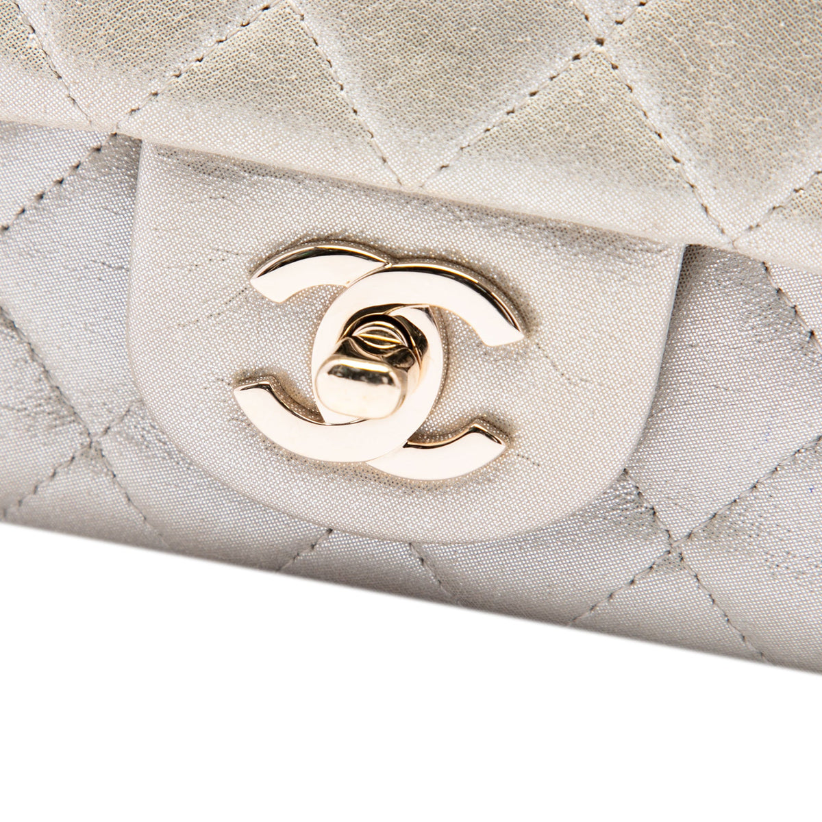 Chanel Mini Rectangular Classic Iridescent Lambskin Single Flap