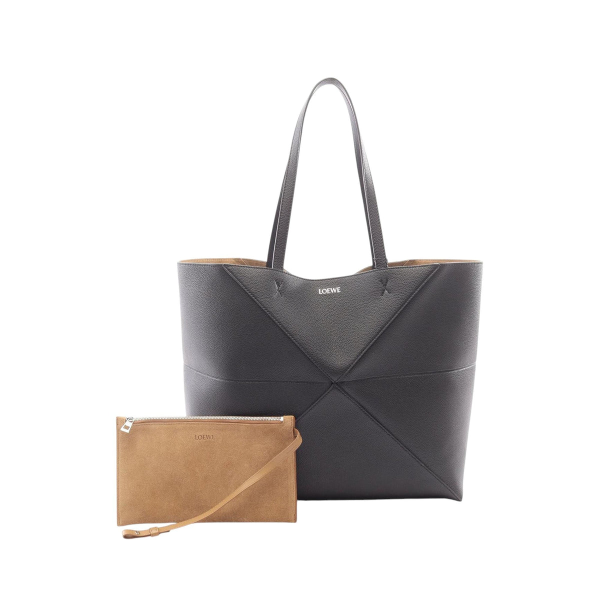 LOEWE Large Calfskin Puzzle Fold Tote