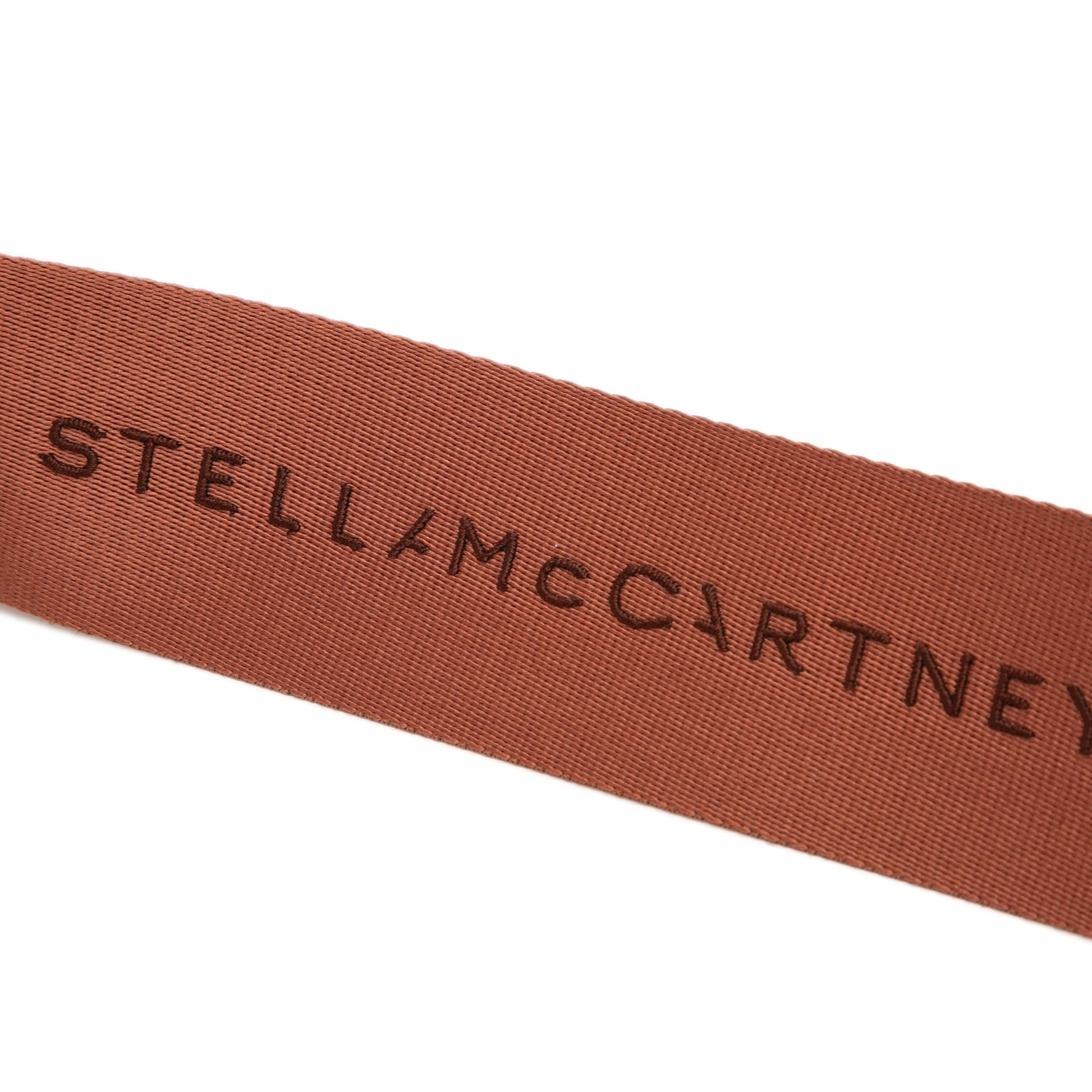 Stella McCartney Faux Velvet S Wave Padded Shoulder Bag