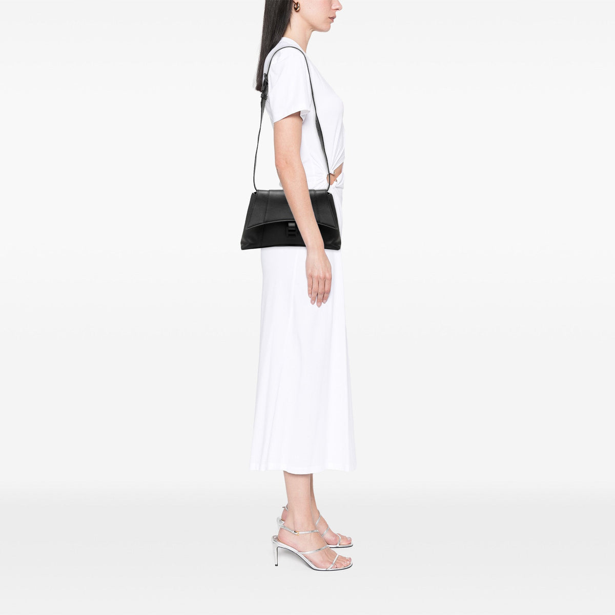 Balenciaga Small Calfskin Downtown Crossbody