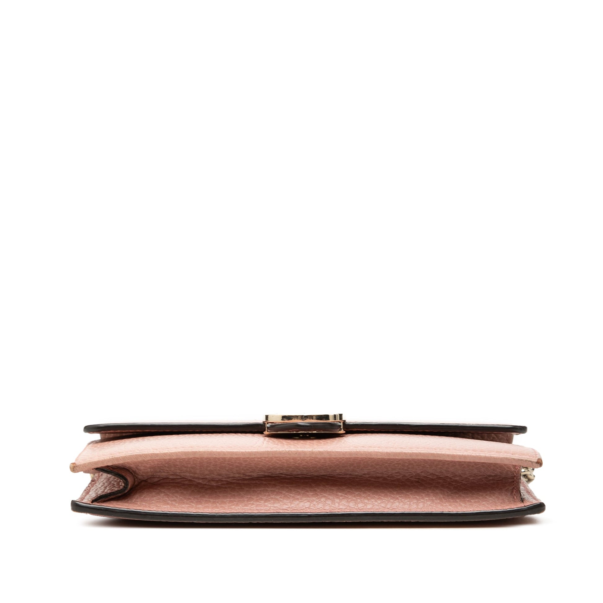 Gucci Dollar Calfskin Interlocking G Wallet on Chain