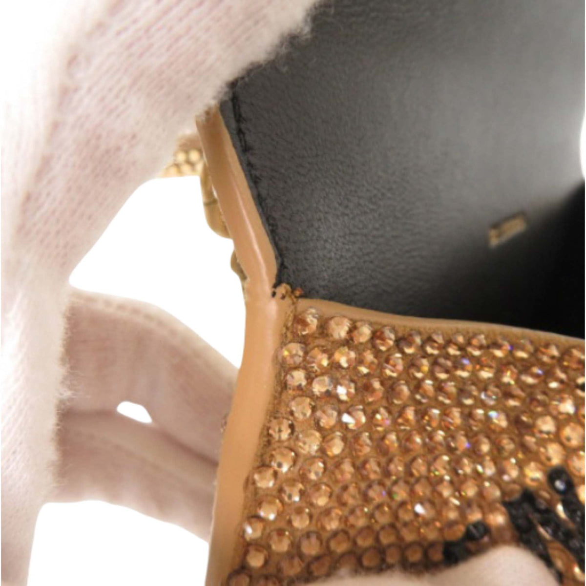 Balenciaga Rhinestone Hourglass Satchel XS