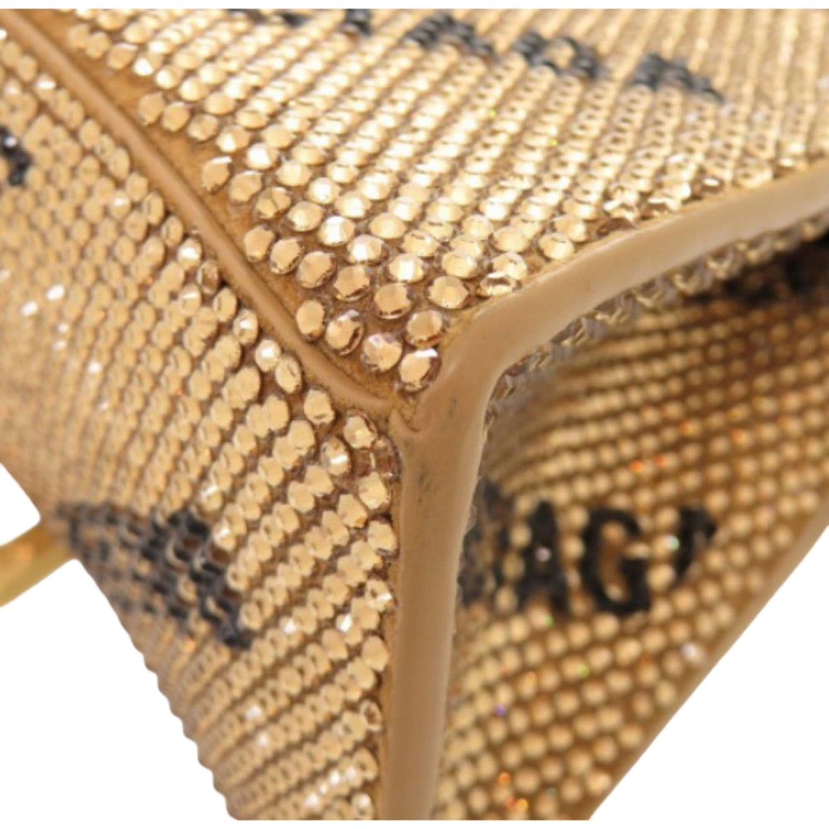 Balenciaga Rhinestone Hourglass Satchel XS