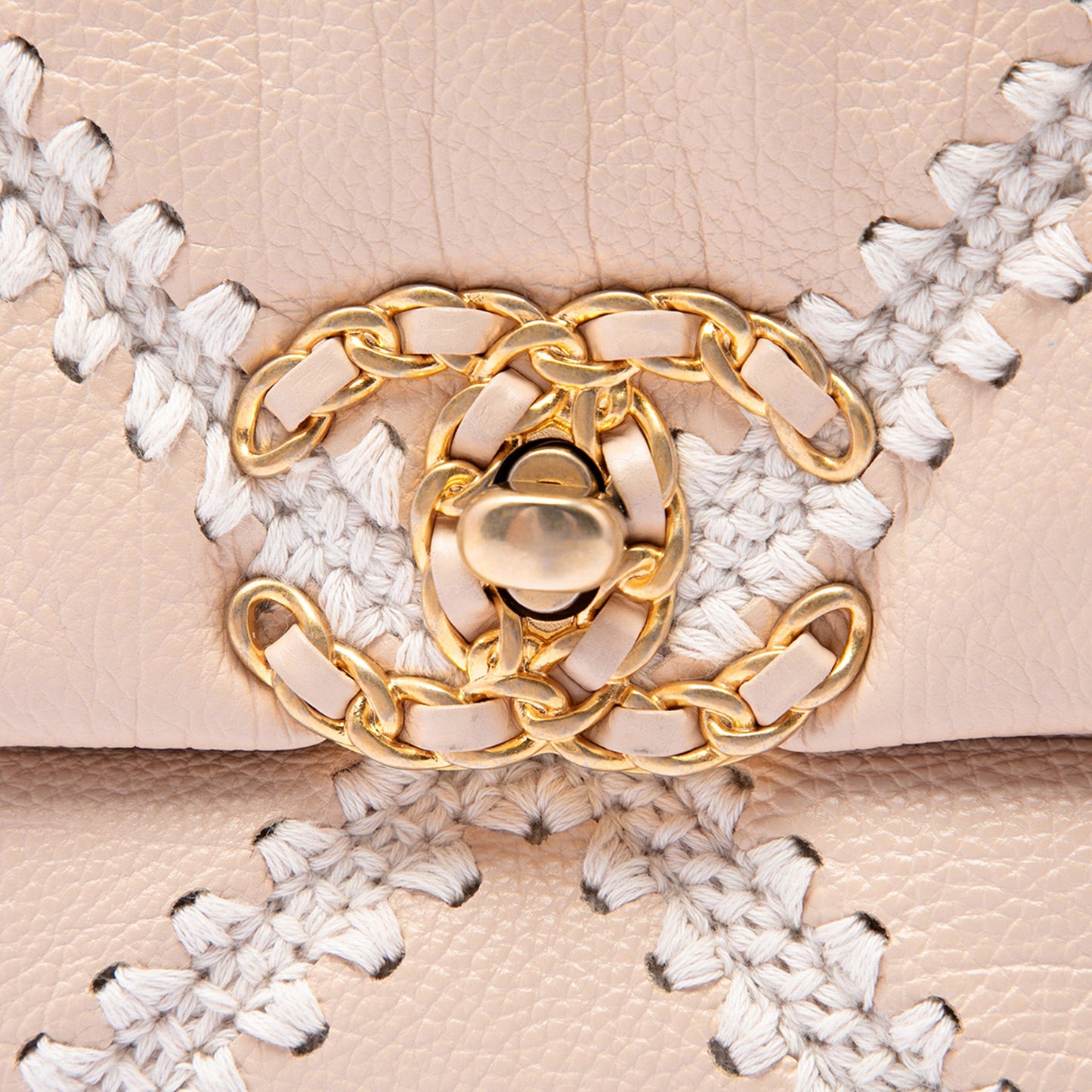 Chanel Large Crochet Calfskin 19 Flap