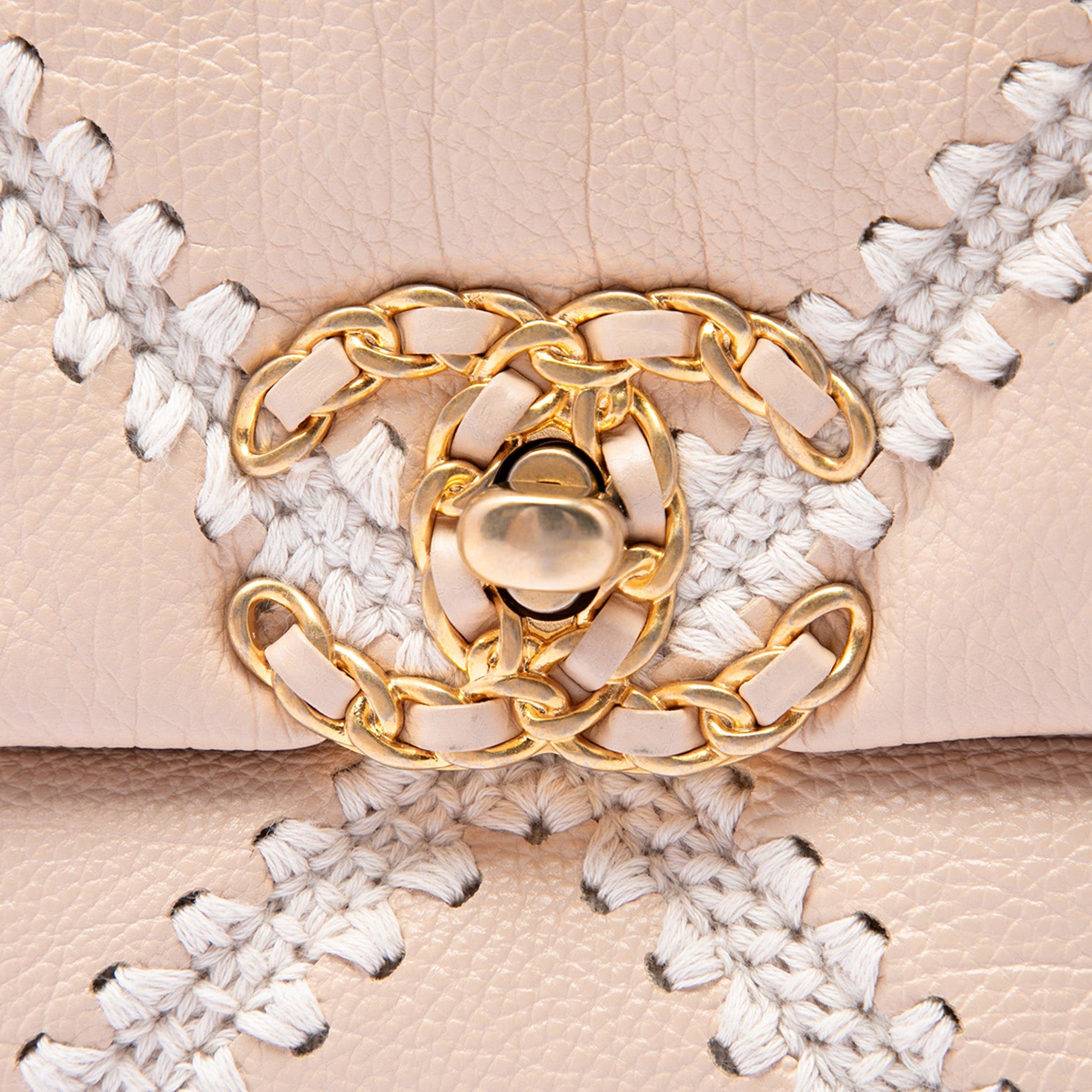 Chanel Large Crochet Calfskin 19 Flap