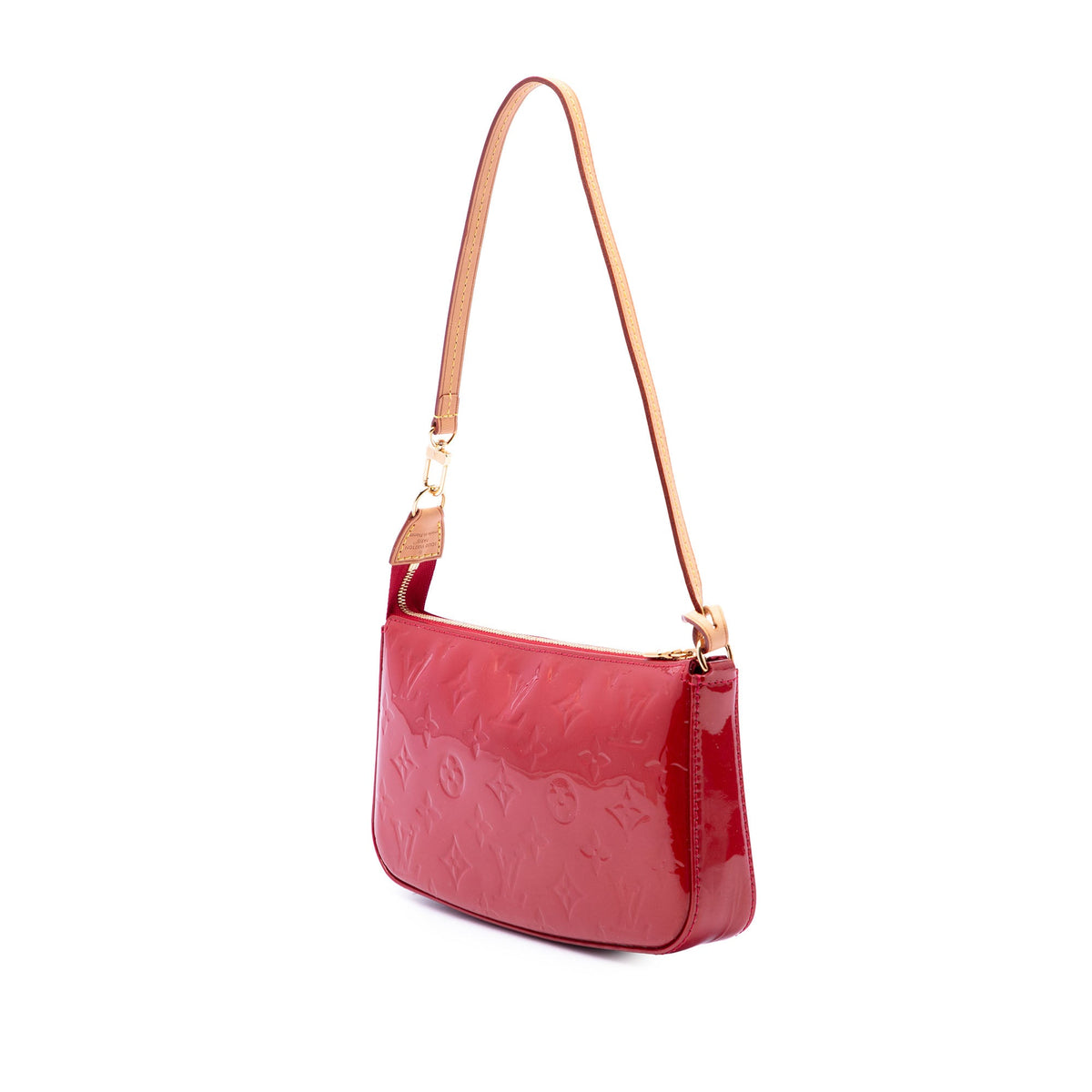 Louis Vuitton Monogram Vernis Pochette Accessoires — Red