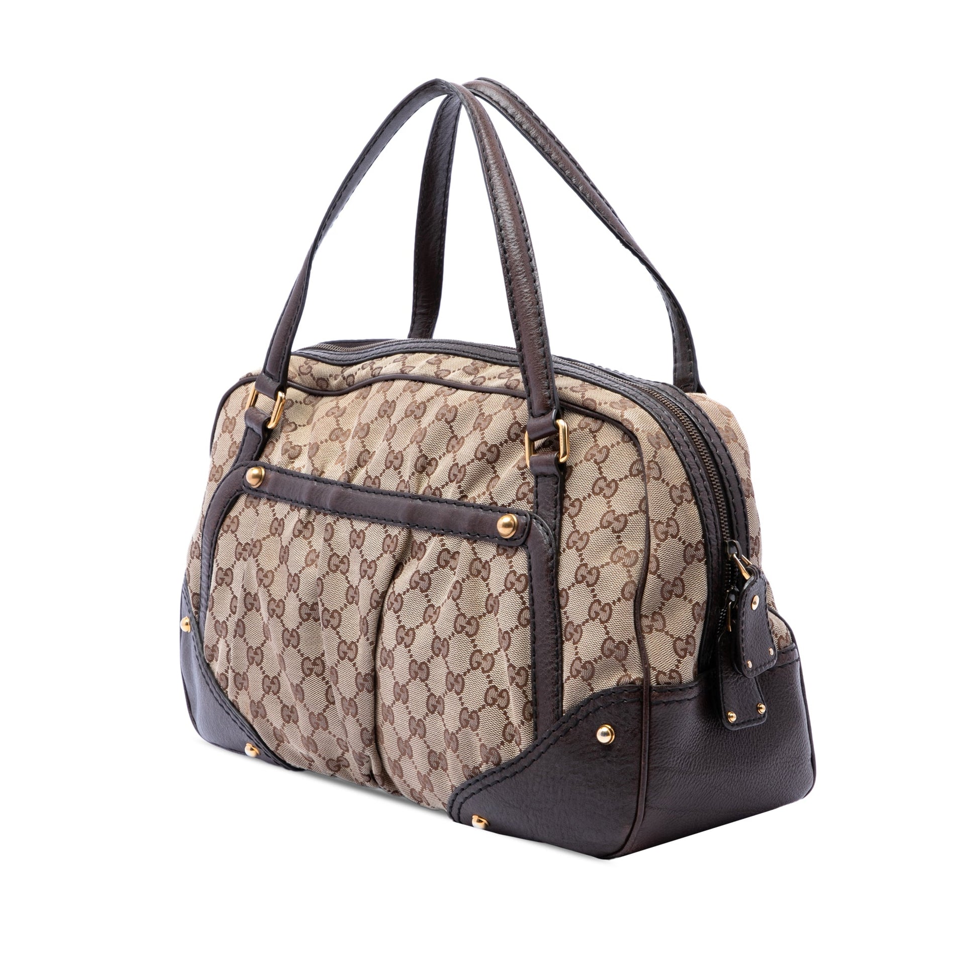 Gucci GG Canvas Jockey Boston Bag